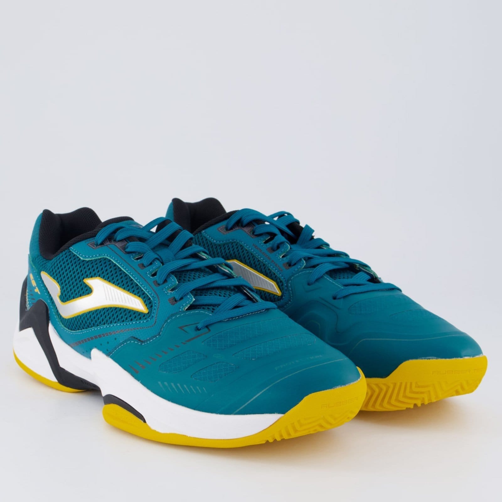 Vista 2 Tênis Joma Set Saibro e Amarelo Joma azul