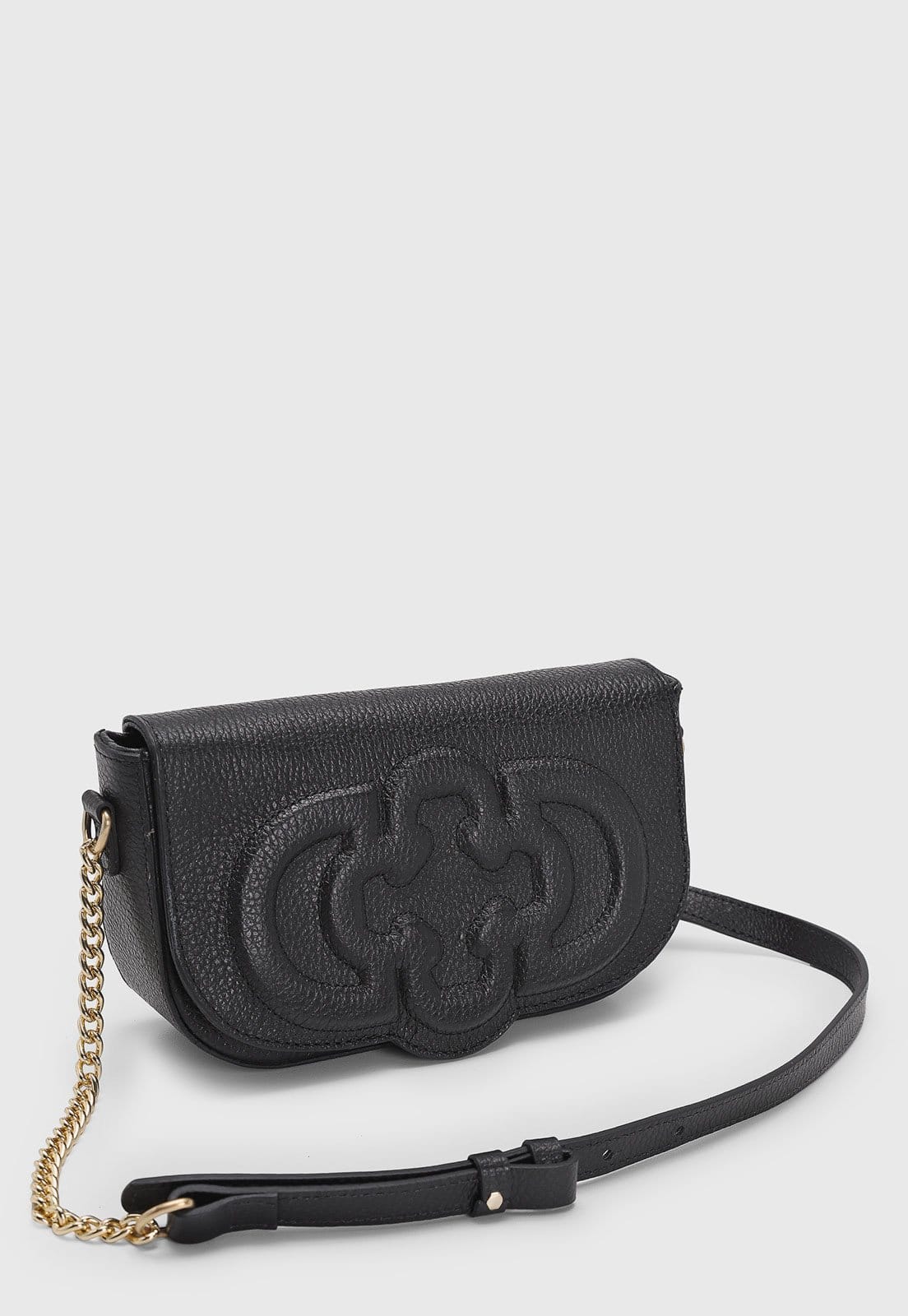 Vista 2 Bolsa Feminina Capodarte Monograma Preta Capodarte preto