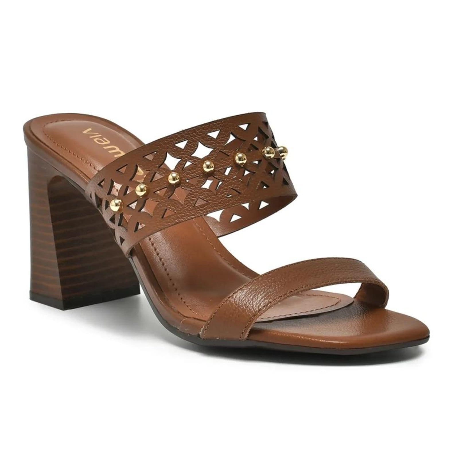 Tamanco Via Marte Salto Grosso Feminino