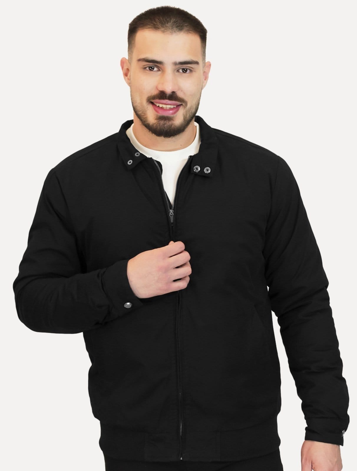 Jaqueta Dixen Masculina Sarja Preta