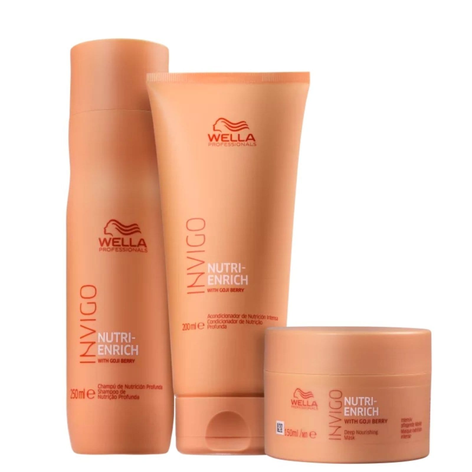 Vista principal Wella Nutri Enrich Sh 250Ml+Cond 200Ml- Máscara Wella unico