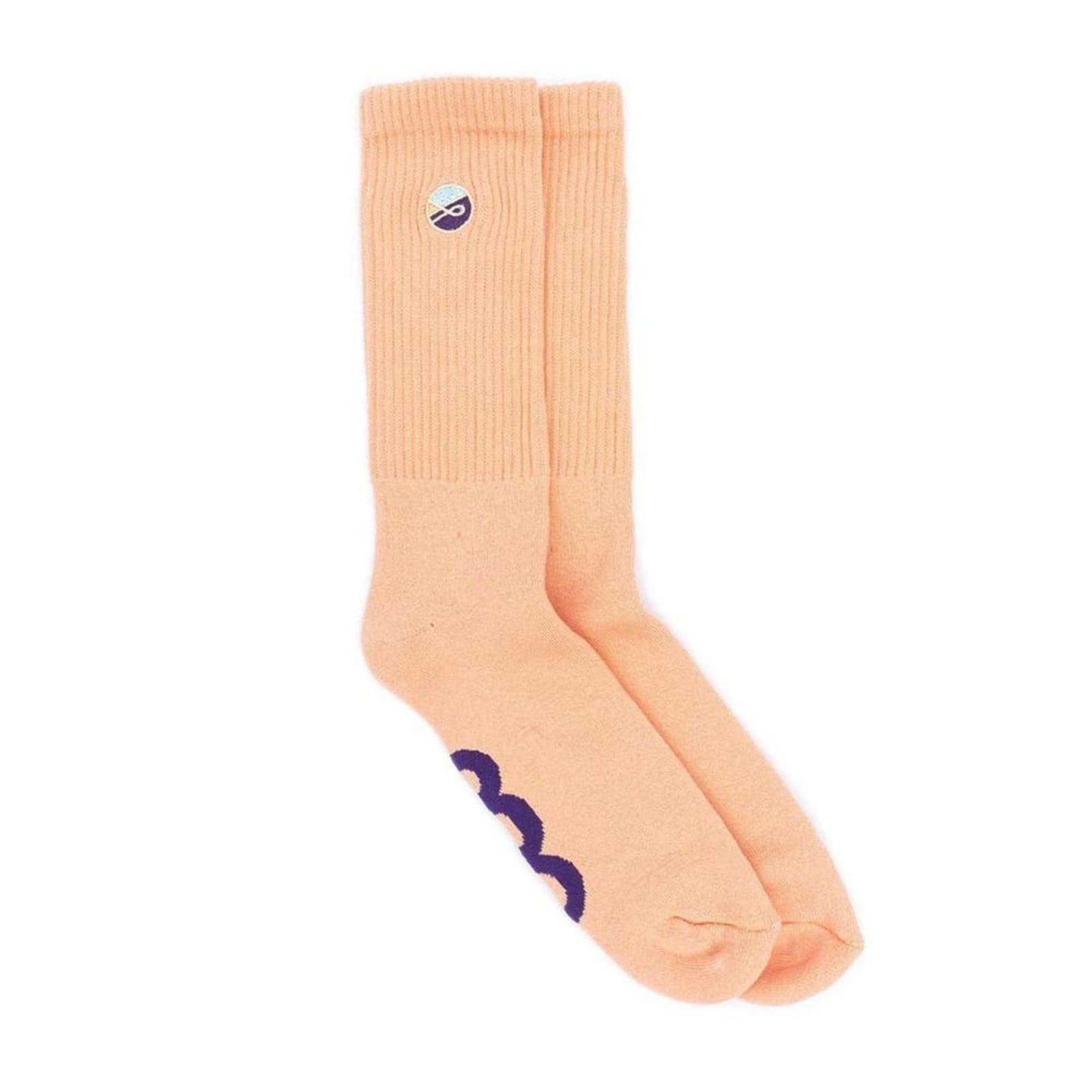 Meia ÖUS Cano Alto Pêssego