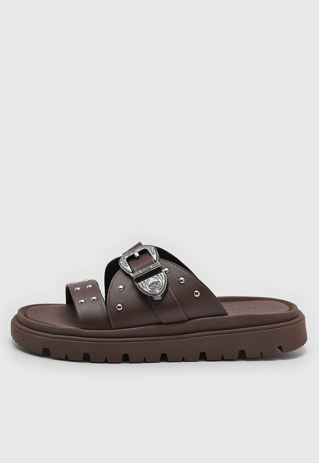 Rasteira Feminina Moleca Tachas Fivela