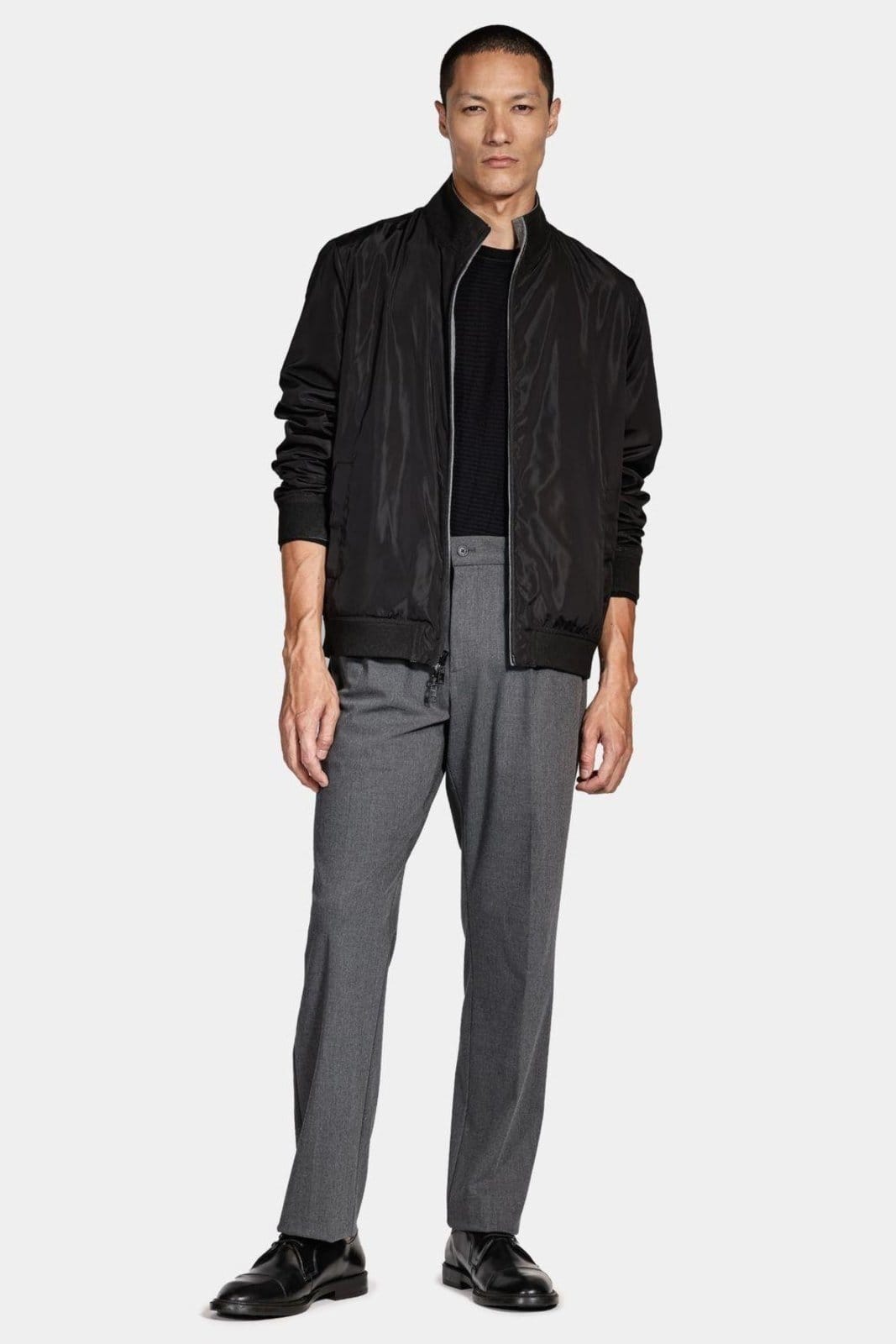 Vista 2 Sapato Aramis Social Couro Doppio Aramis preto