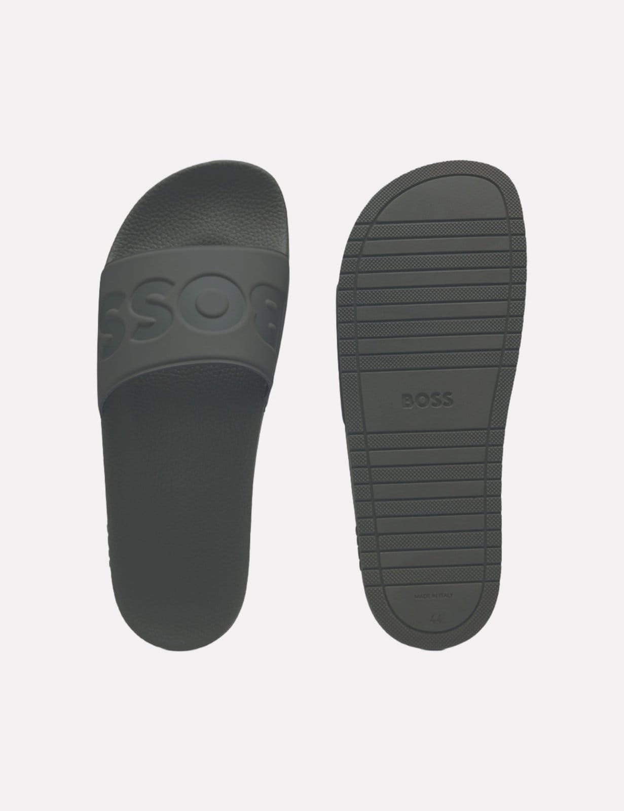 Vista 2 Chinelo Hugo Boss Masculino Aryeh Slid Npvlg Médio Hugo Boss cinza