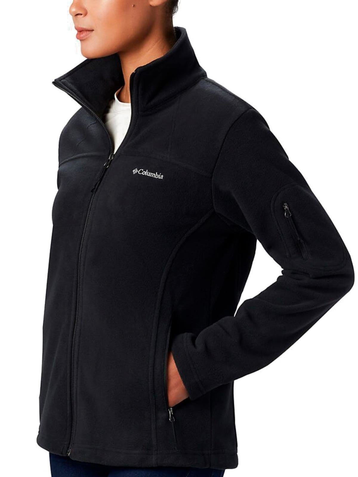 Vista 2 Jaqueta Columbia Fleece Fast Trek II Preto Feminina Columbia nude