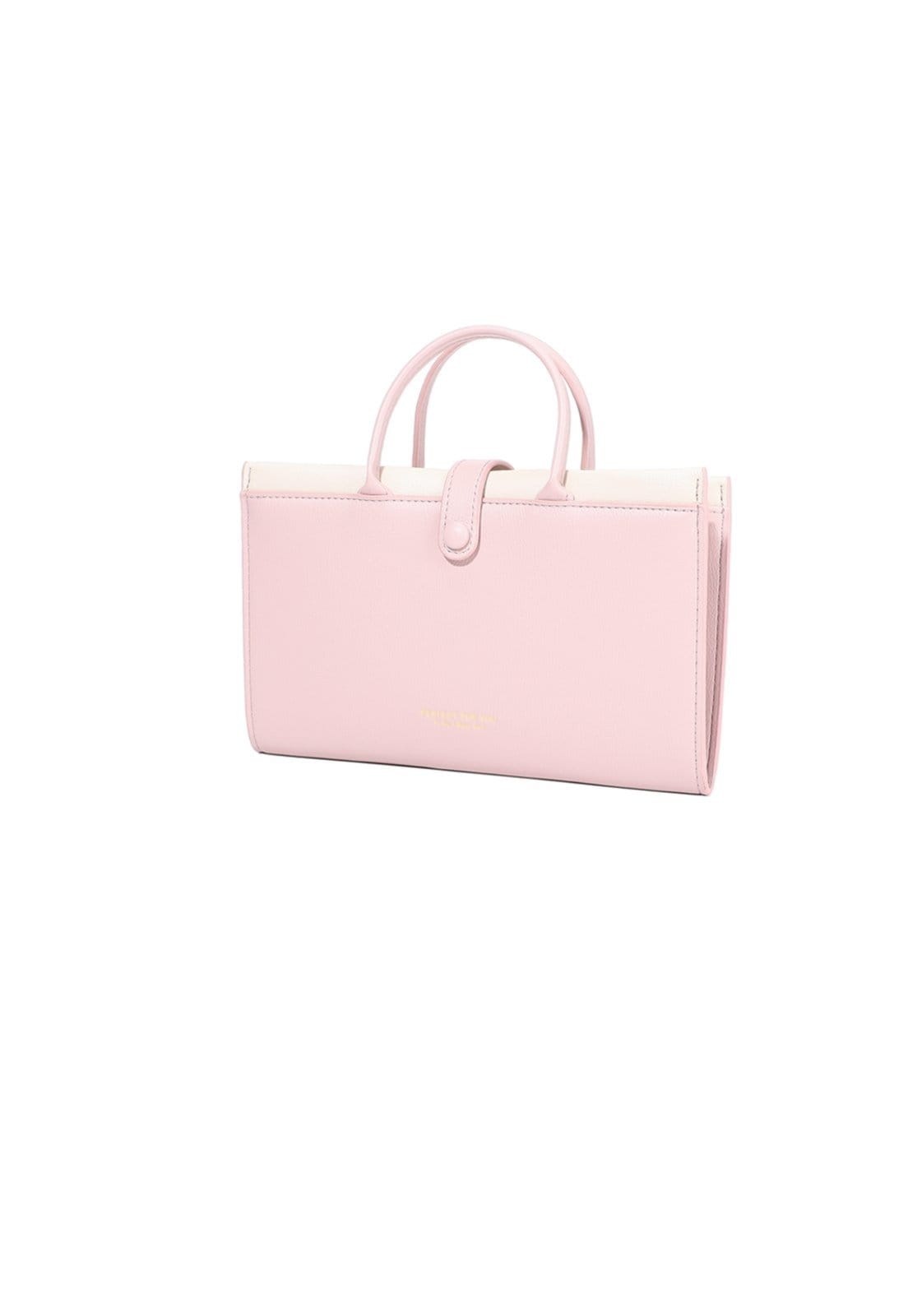 Vista 2 Bolsa Carteira Porta Celular Alça Transversal Rosa Feminina Reforçada Perfect For You lilás rosa