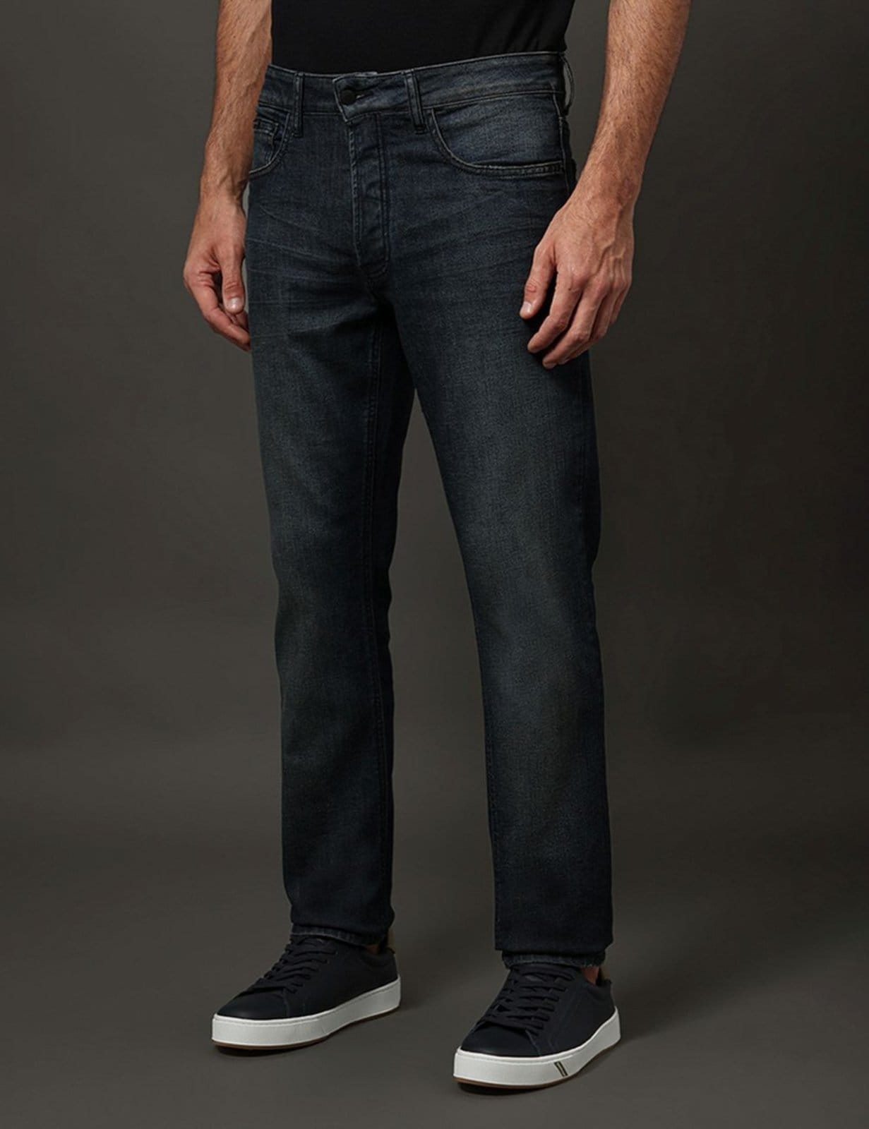 Calça Jeans Masculina Skinny Botões Vista Calvin Klein Jeans - Marinho
