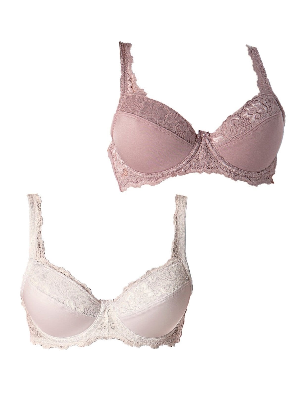 Kt com 2 Sutiãs com Aro e Bojo Iridien Demillus 65204 Taça B