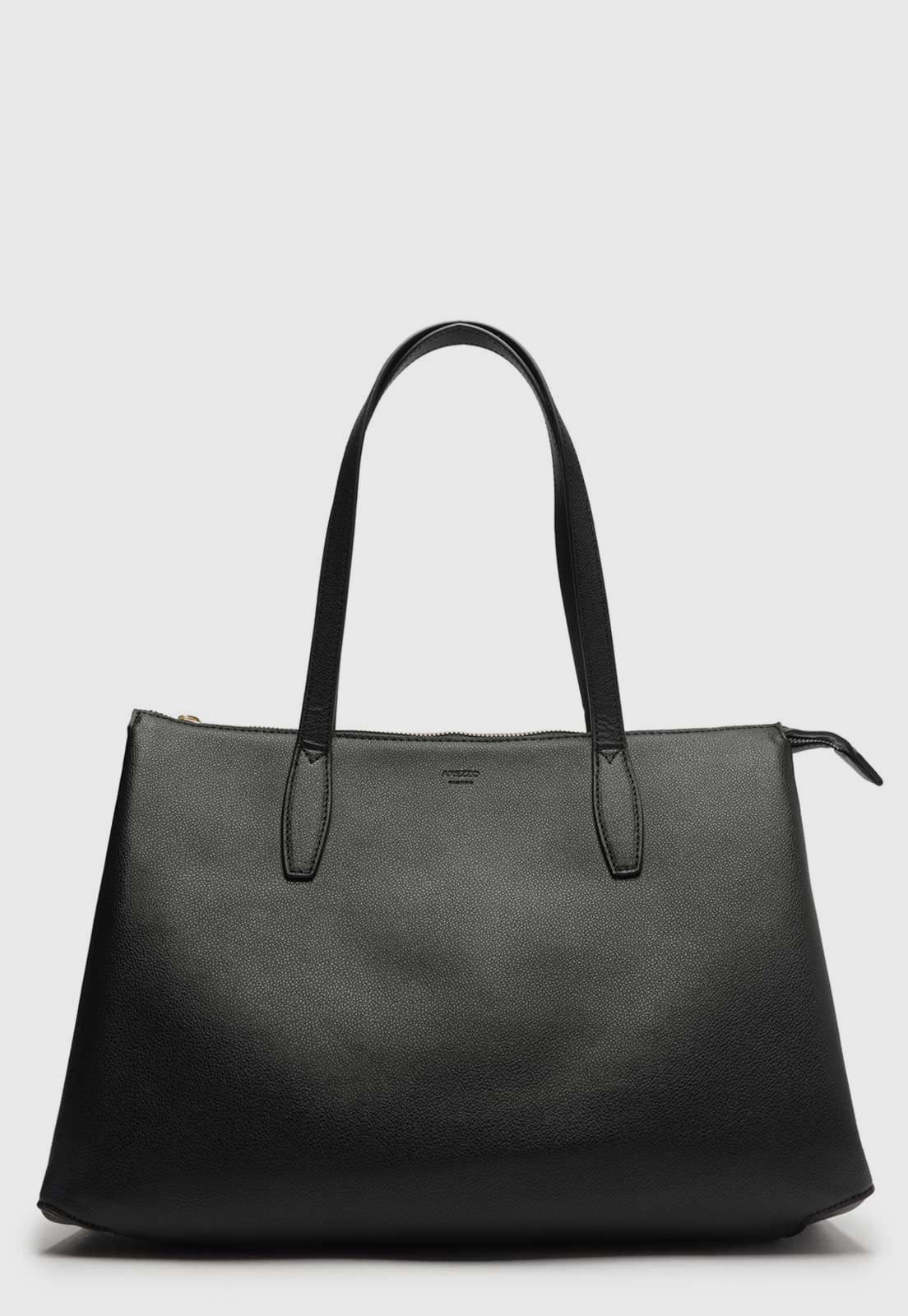 Vista principal Bolsa Tiracolo Feminina Arezzo Shopping Preta Arezzo preto