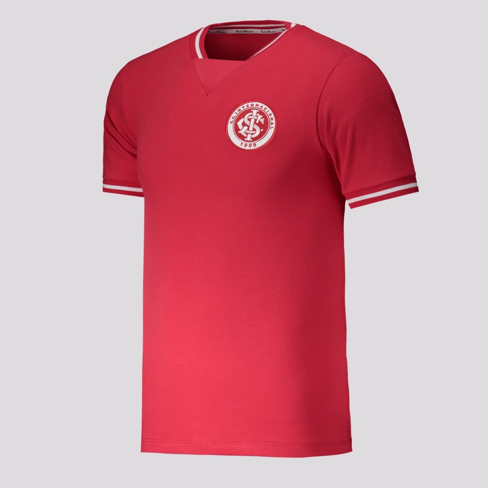 Vista 2 Camisa Internacional Retrô 2011 Vermelha Retrômania vermelho