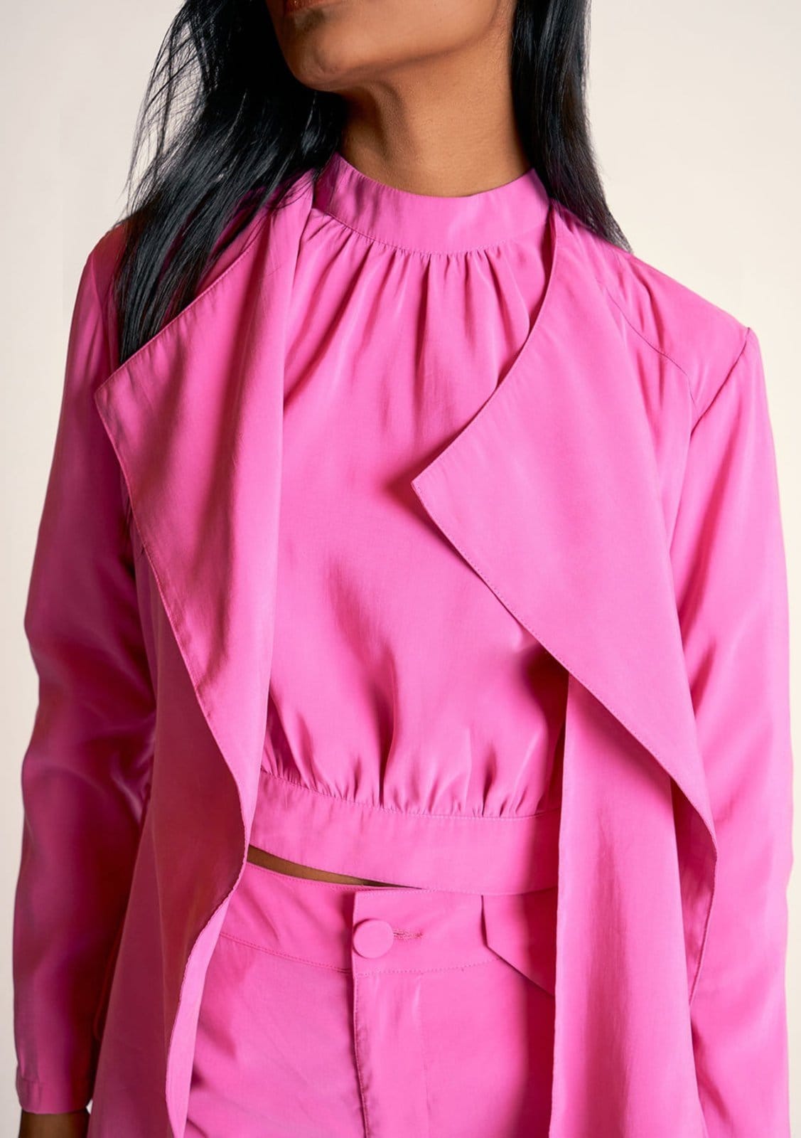 Vista 2 Parka Zinco Com Amarração Zinco pink