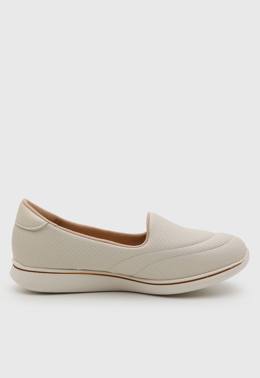 Vista 2 Tênis Feminino Vizzano Slip On Off White VIZZANO bege white