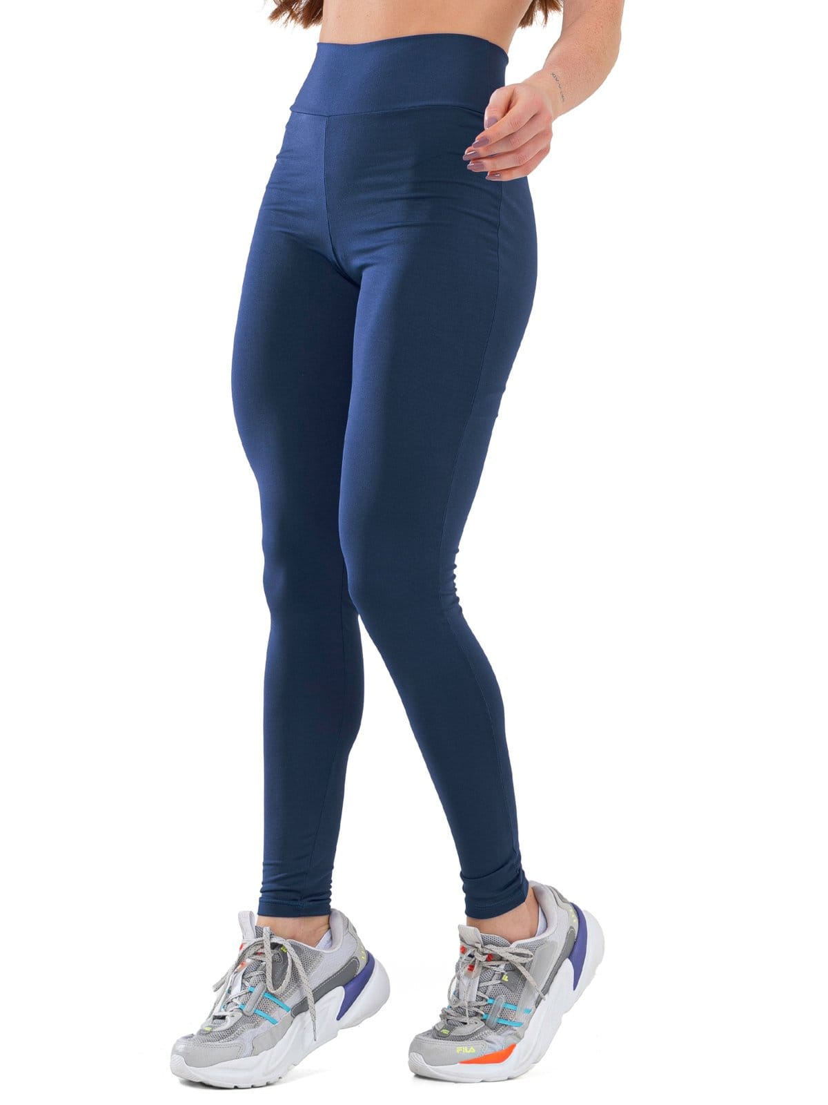 Calça Legging Fitness Lisa Academia Cintura Alta Zero Transparência 080