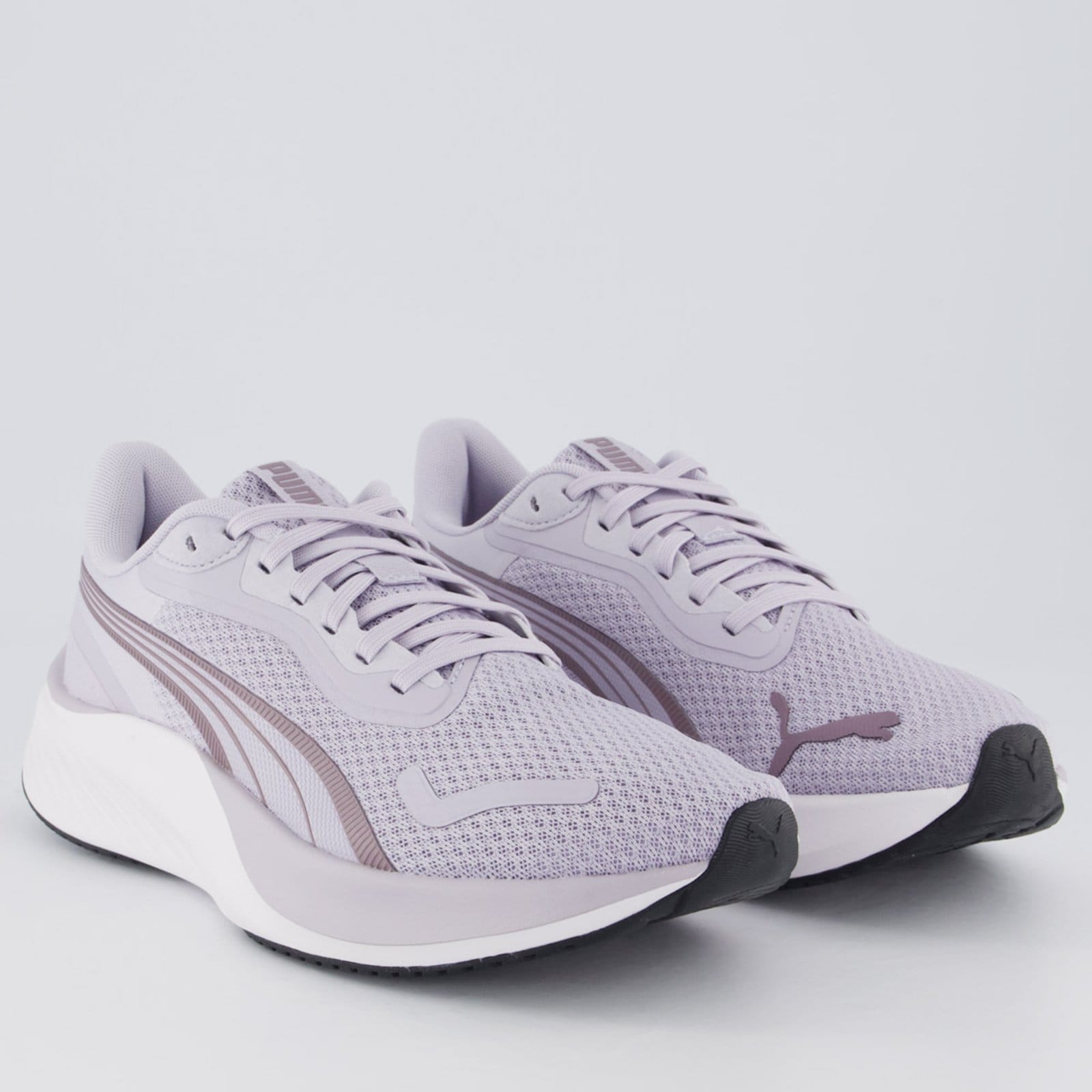 Vista 2 Tênis Puma Pounce Lite Feminino Lilás Puma roxo