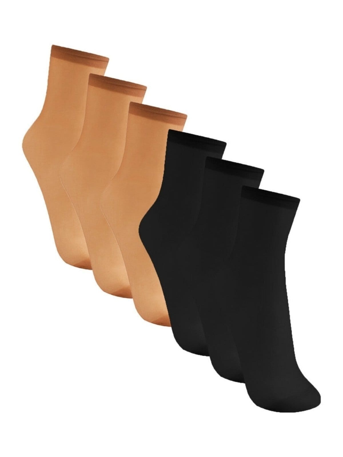 Kit com 6 Meias Soquete Fio 20 Trifil 6126