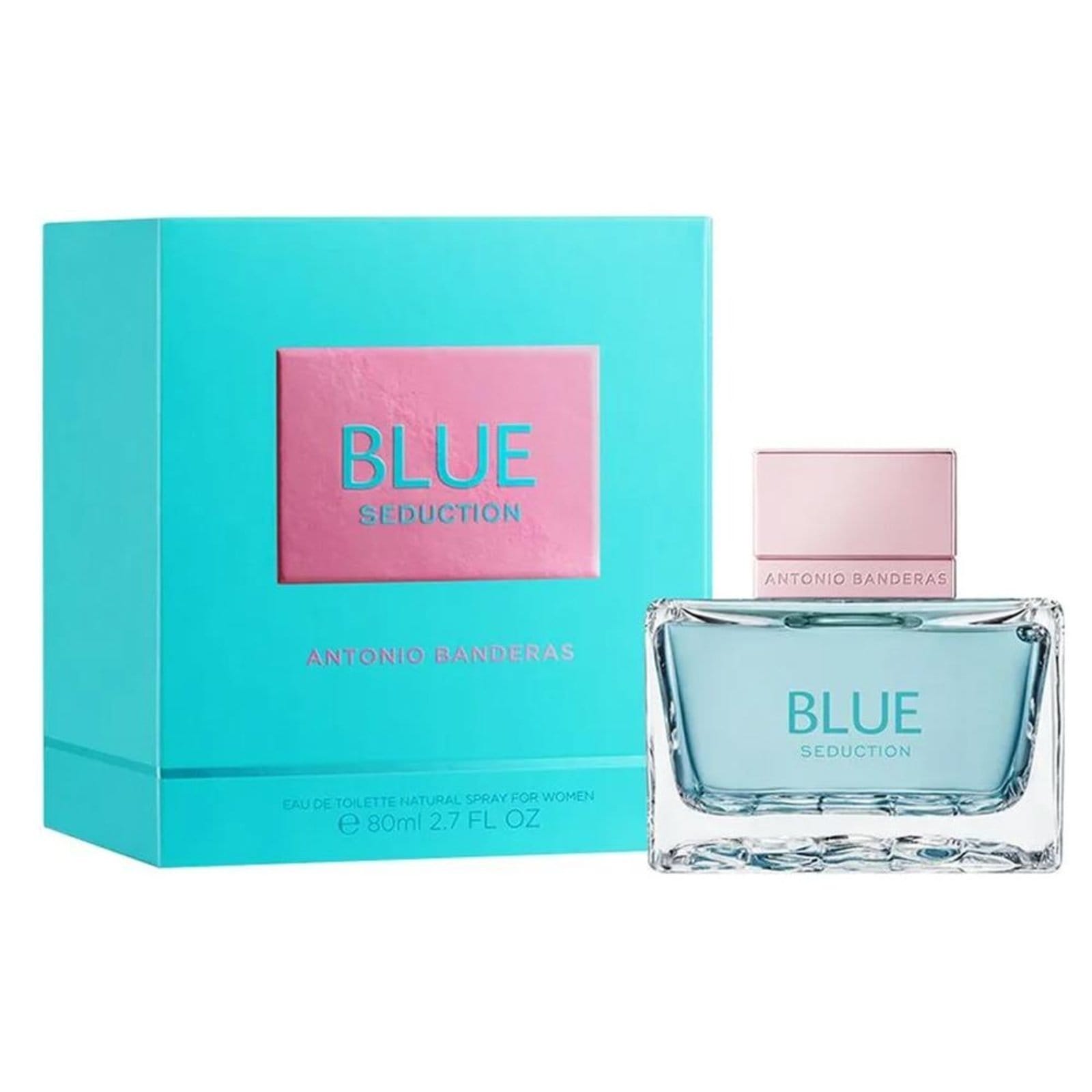 Vista 2 Banderas Blue Seduction EDT Perfume Feminino 80Ml Banderas incolor blue