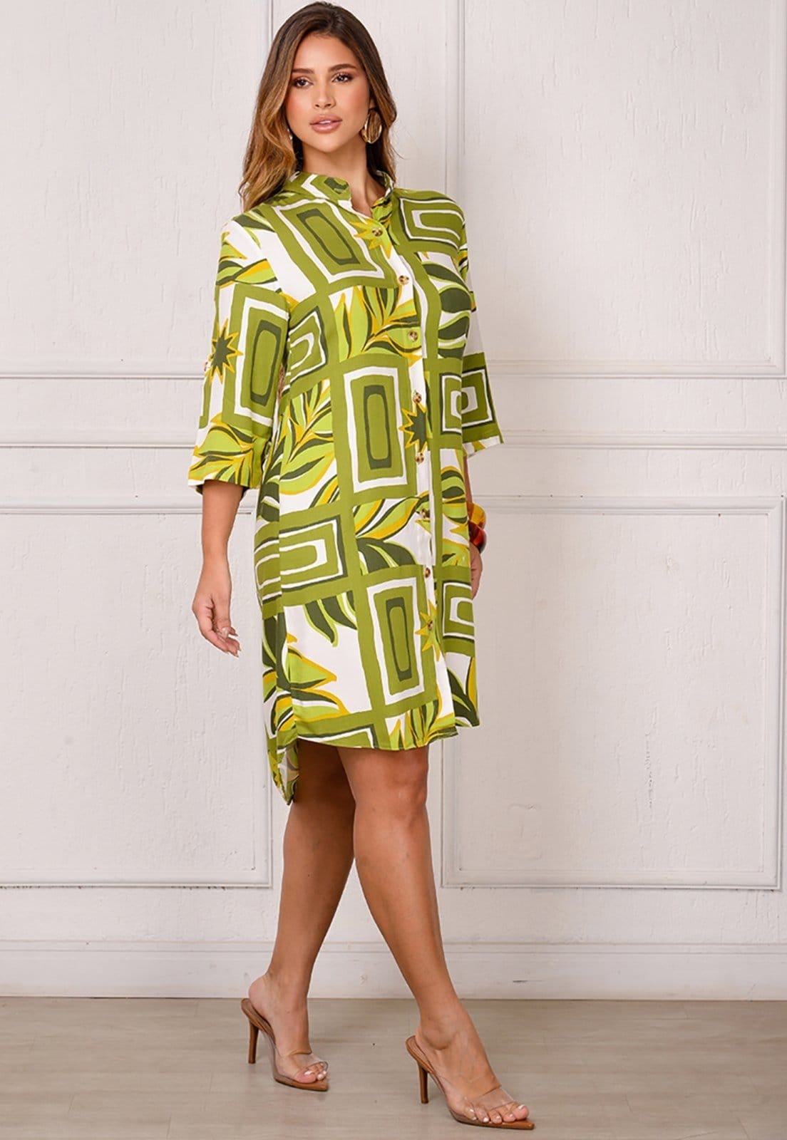 Vestido Chemise Botões M/C B’Bonnie Vitória