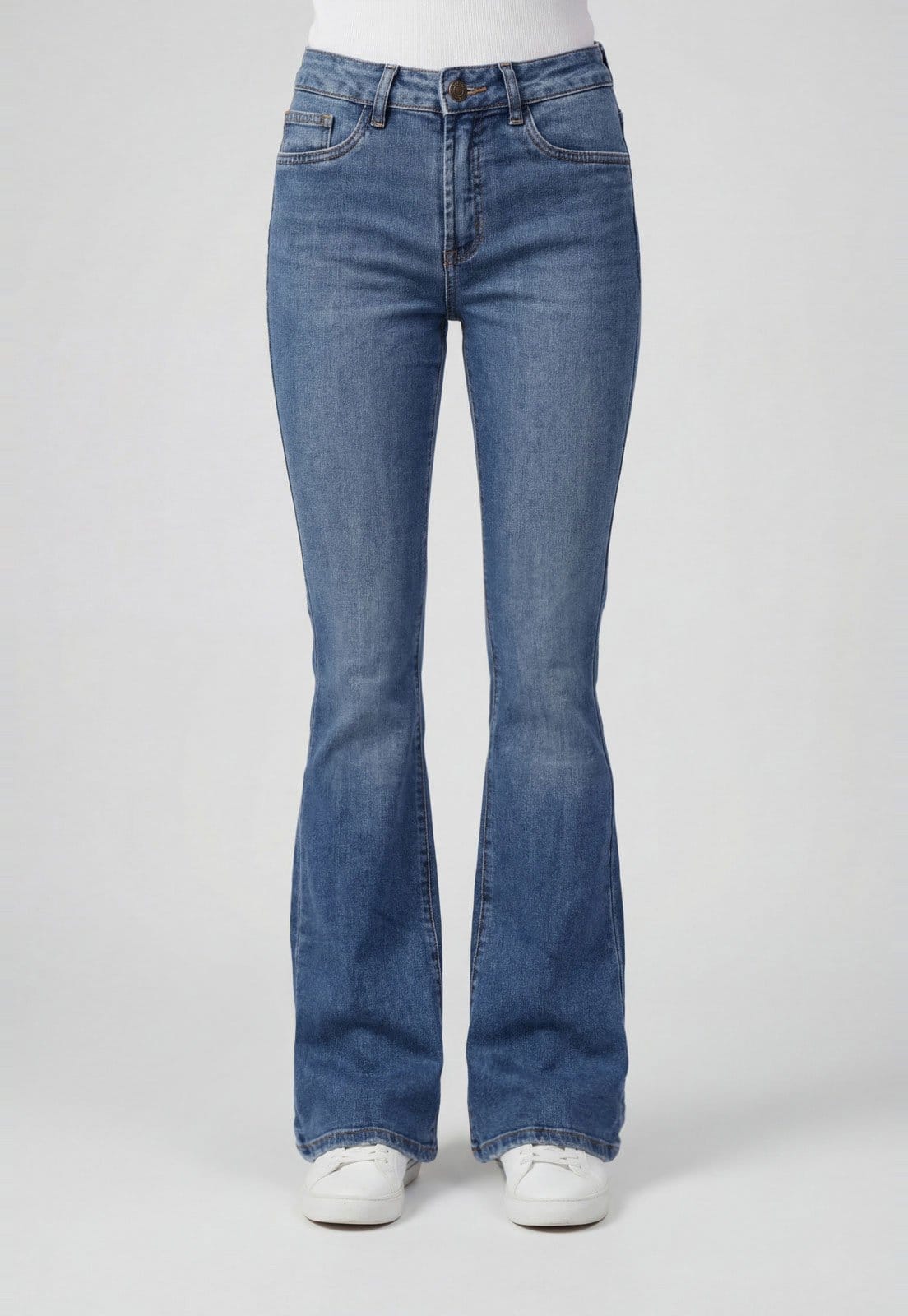 Vista principal Calça Feminina Lança Perfume Atena Flare Lança Perfume azul