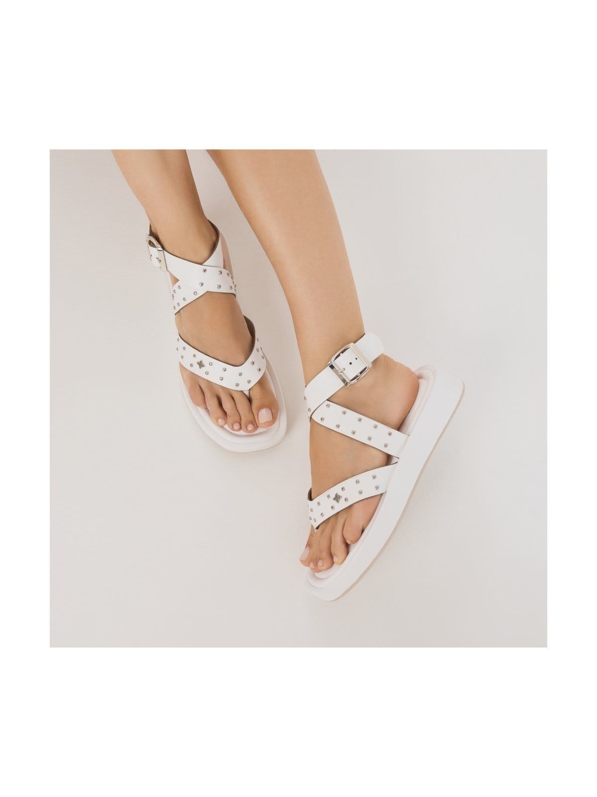 Vista 2 SANDALIA FLAT LANNE DI VALENTINI NAPA Di Valentini branco