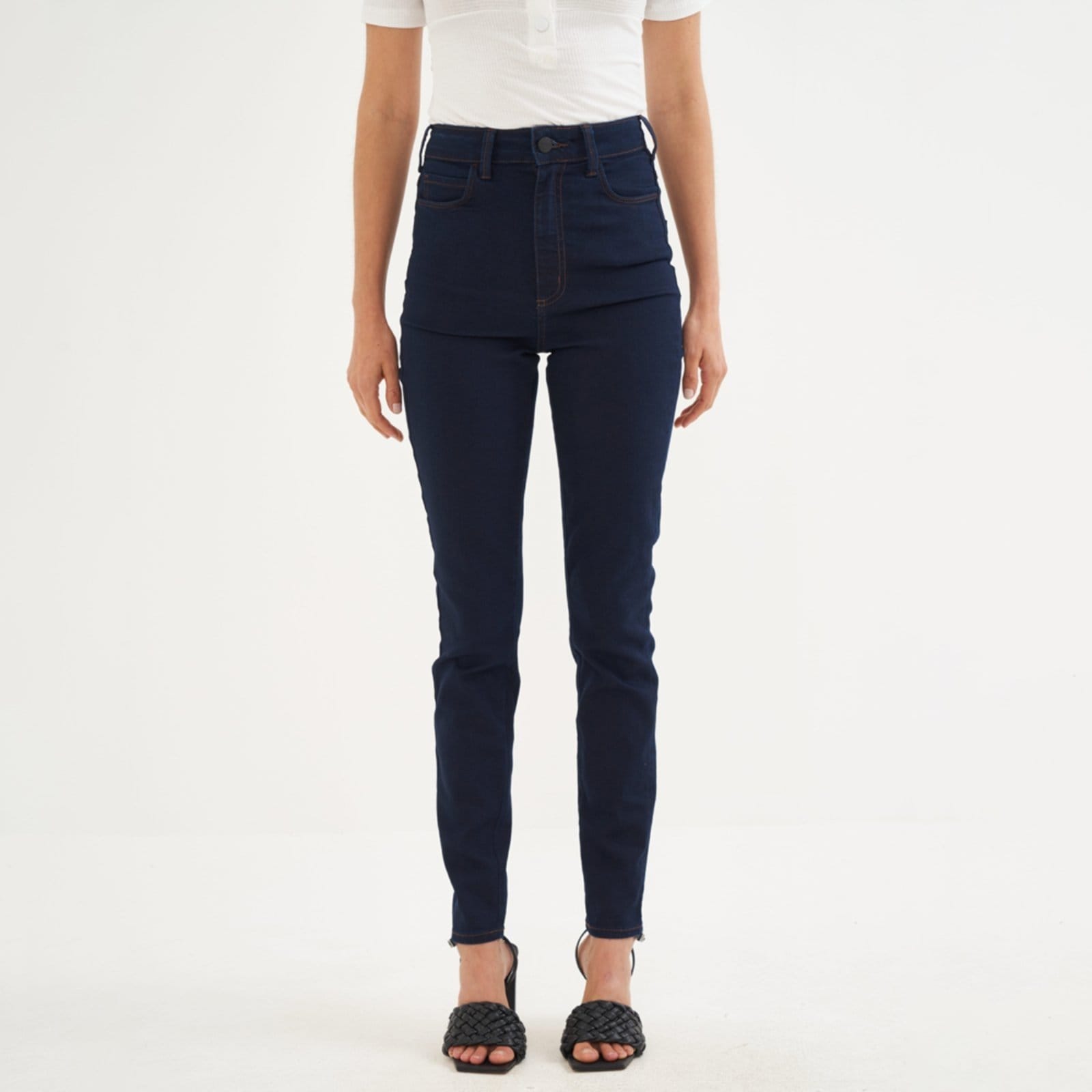 Vista principal Calça Jeans Colcci Bruna Stretch Pr26 Feminino Colcci azul