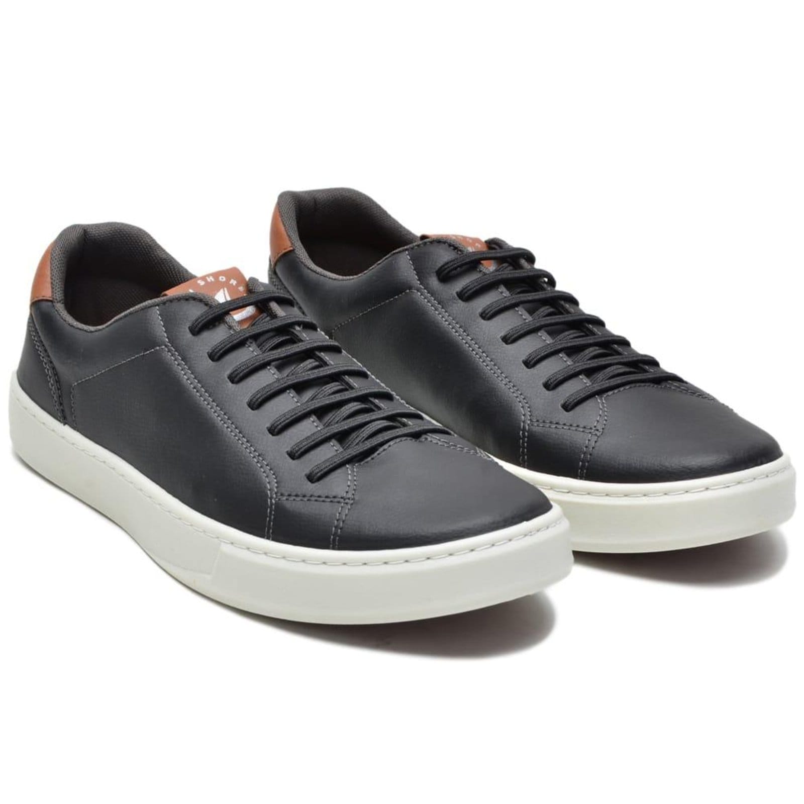 Kit Sapato Casual Masculino Veritimo Sapatenis Conforto Elástico Esporte Fino E Chinelo Slide Preto - 2