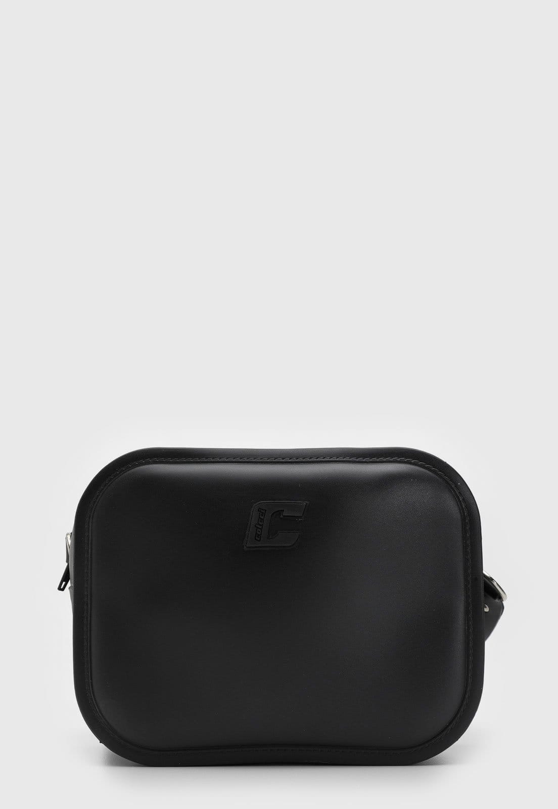 Vista 2 Bolsa Transversal Feminina Colcci Alça Ajustável Preta Colcci preto