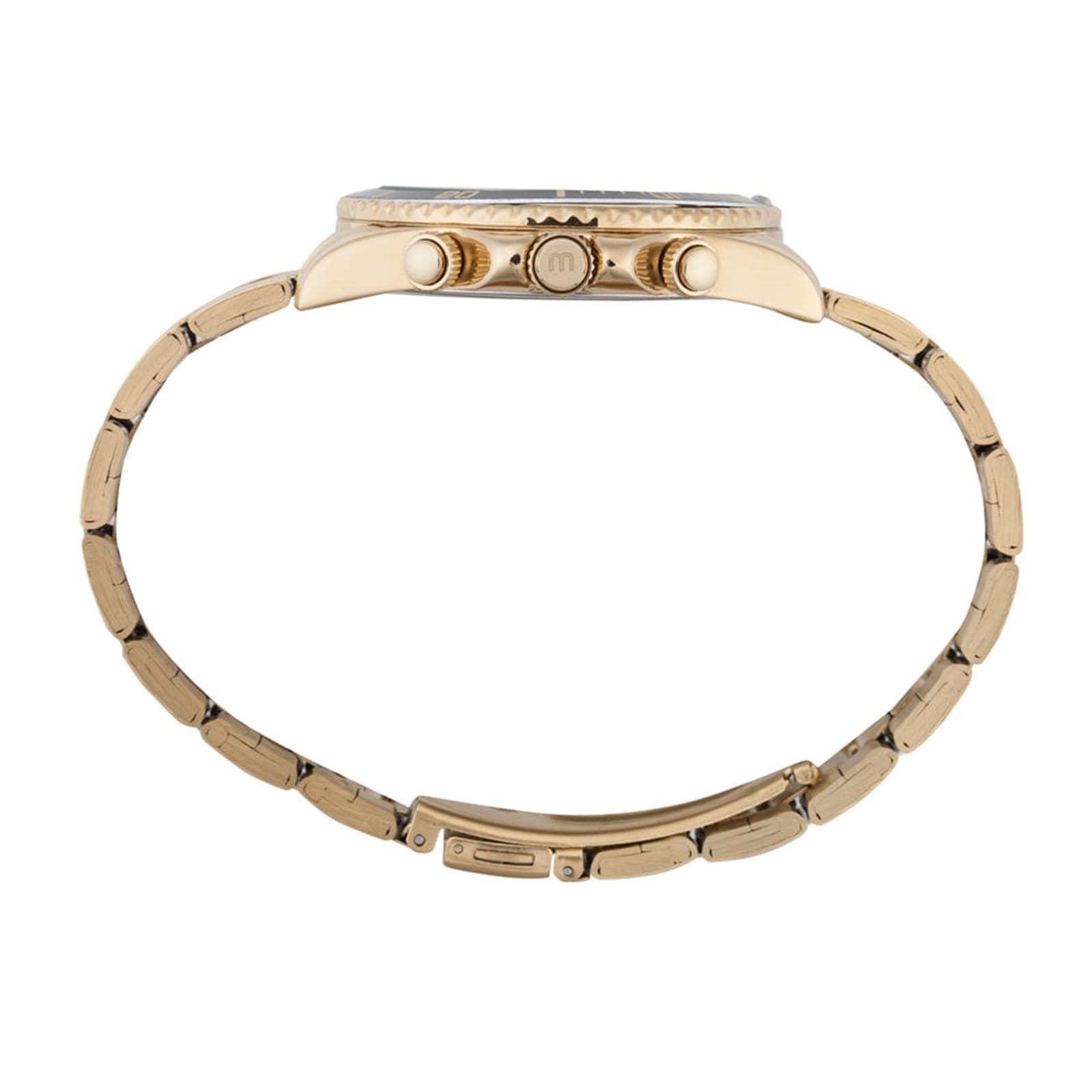 Vista 2 Relógio Masculino Mondaine Digital Alarme Cronógrafo Mondaine dourado