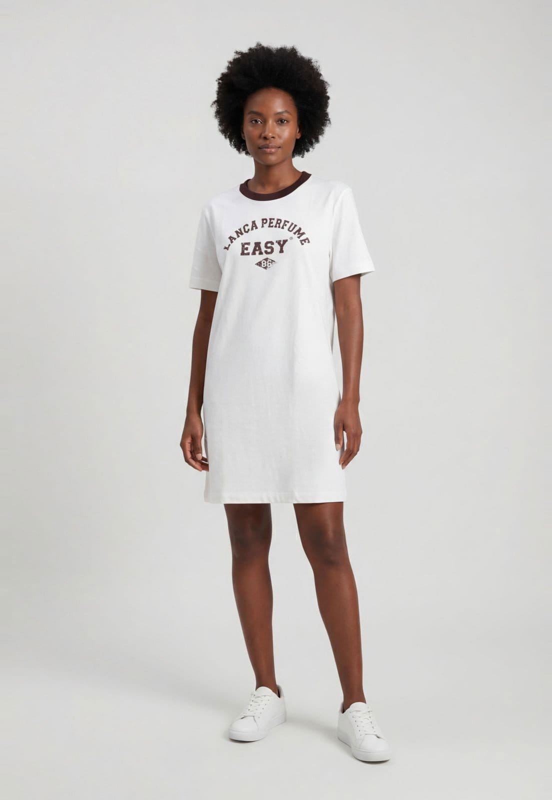 Vista principal Vestido Feminino Lança Perfume Logo Lança Perfume branco