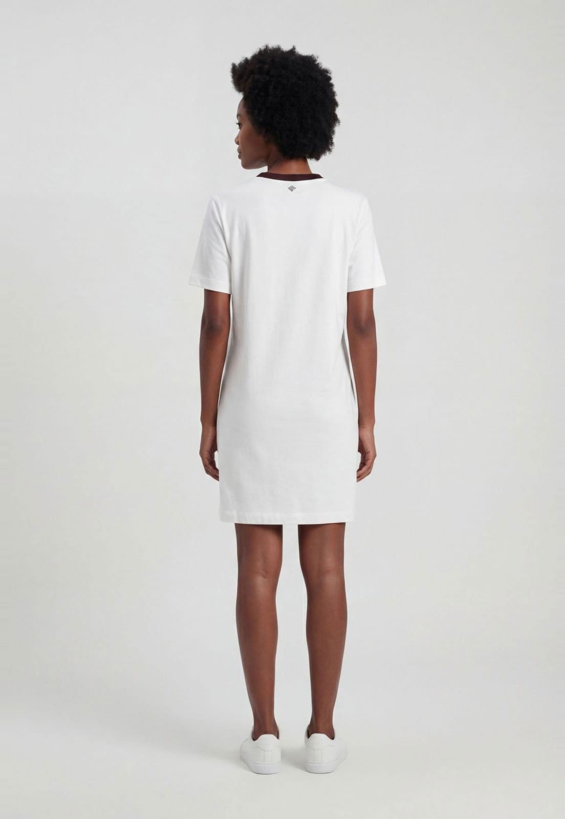 Vista 2 Vestido Feminino Lança Perfume Logo Lança Perfume branco