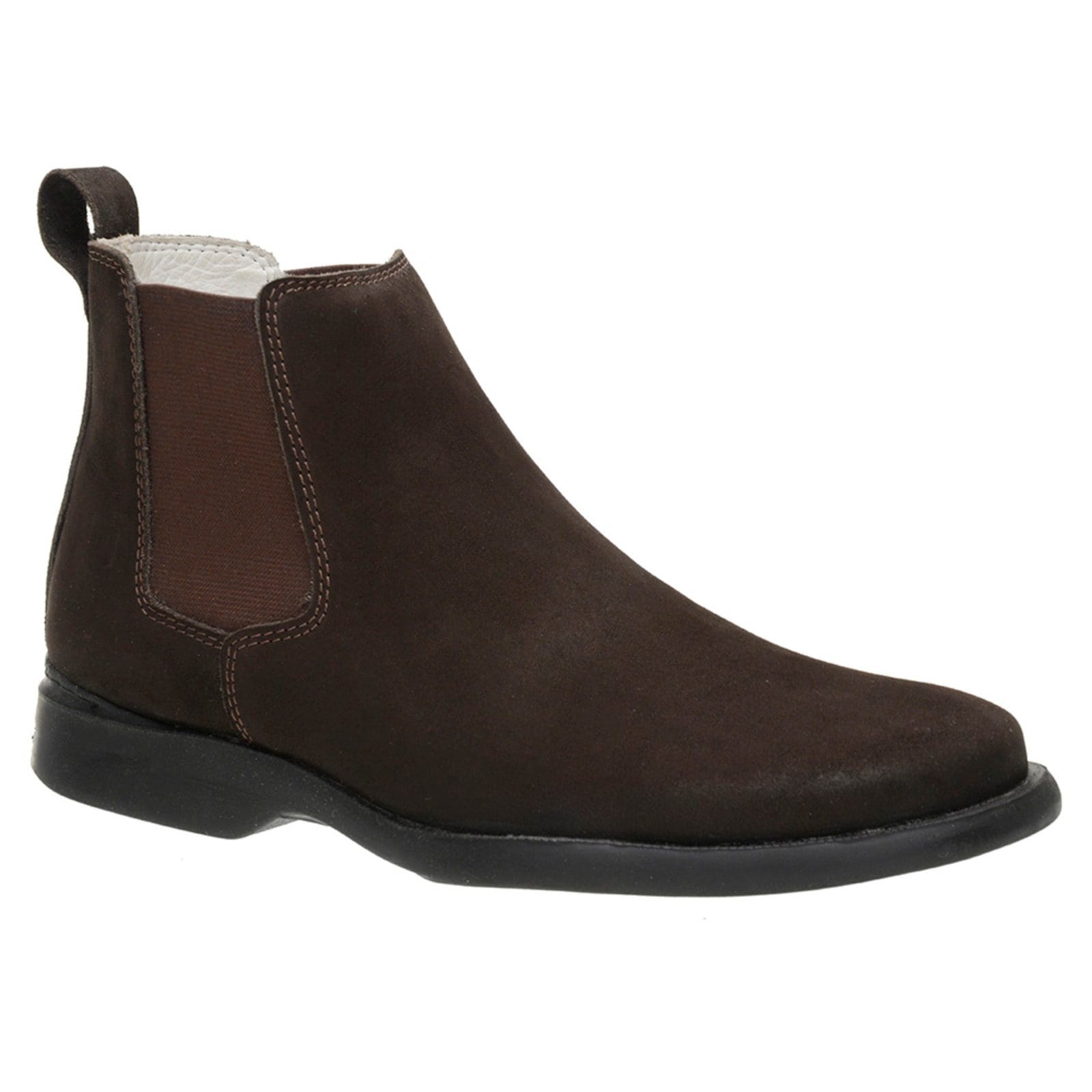 Vista principal Botina Masculina Malbork Couro Café Solado Amazonas 23776NM Malbork marrom