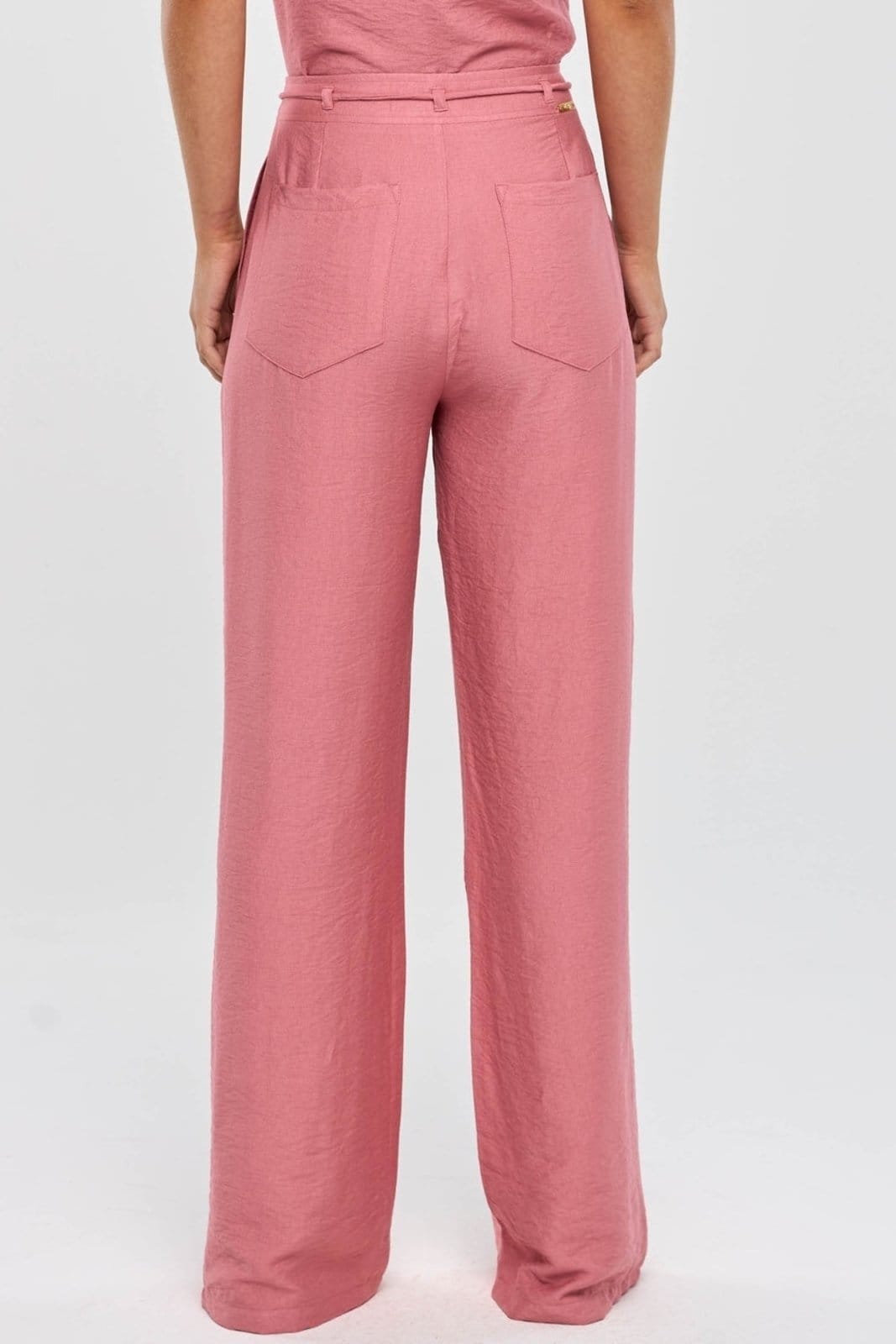 Vista principal Calça PKS Wide Leg Viscose Rosê PKS rosa
