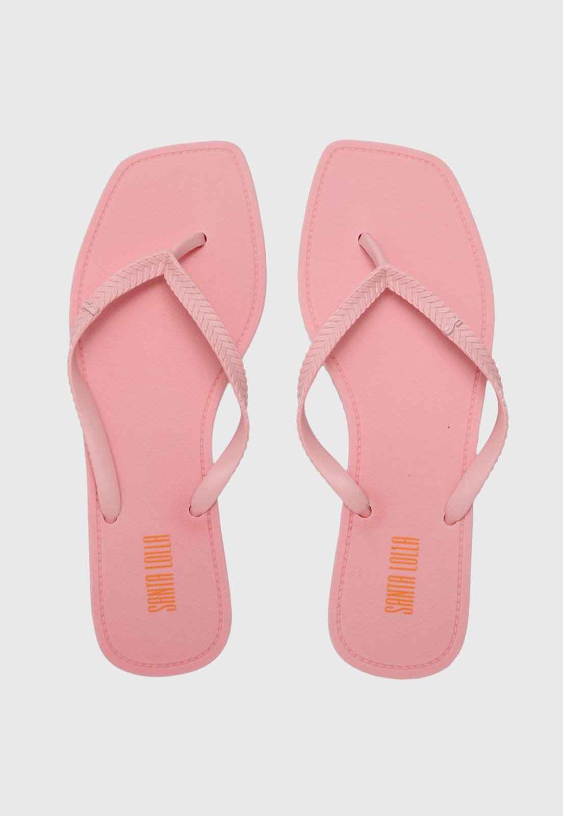 Chinelo Feminino Santa Lolla Dedo Tiras Trançadas