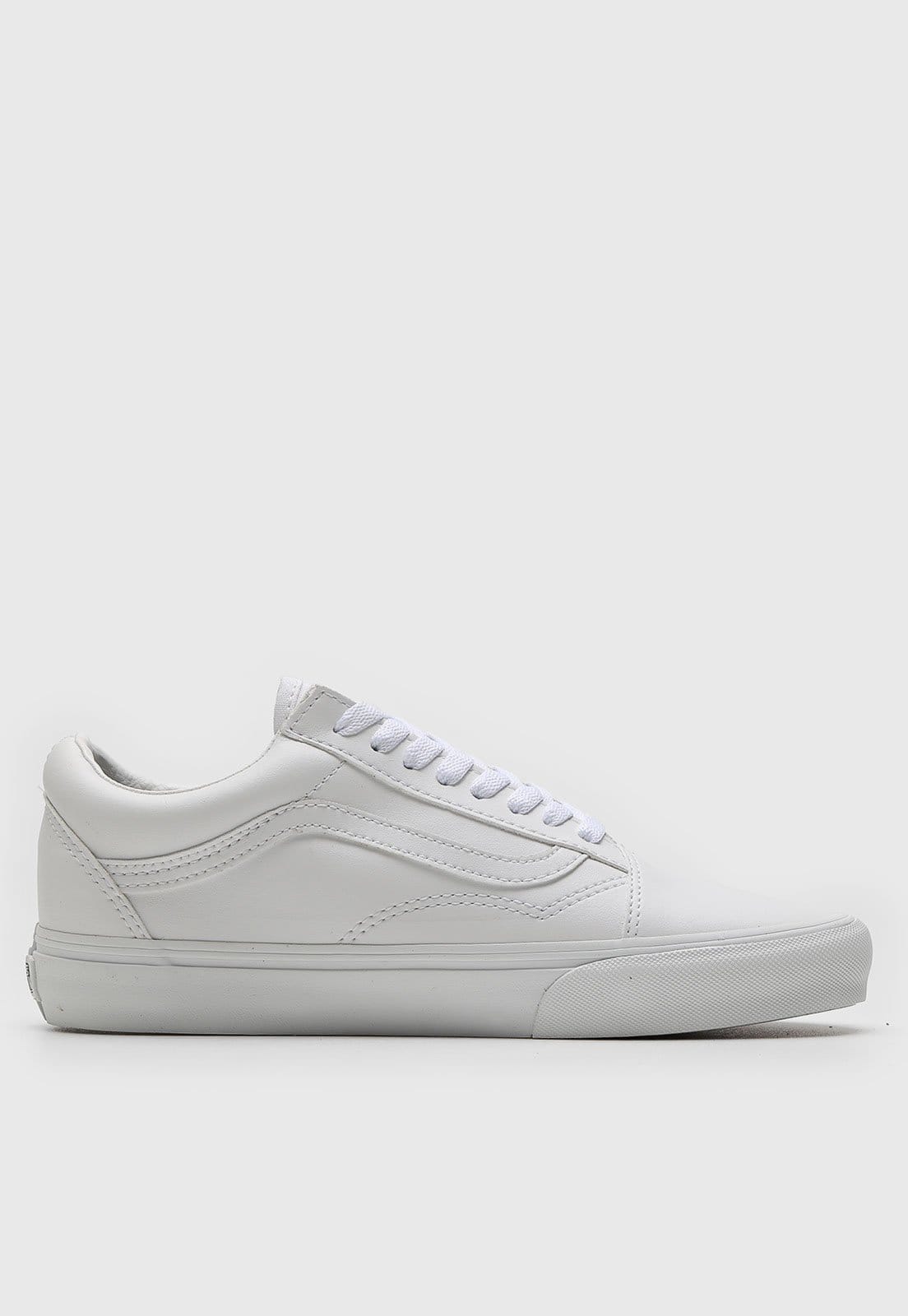 Vista 2 Tênis Vans Old Skool Vans branco