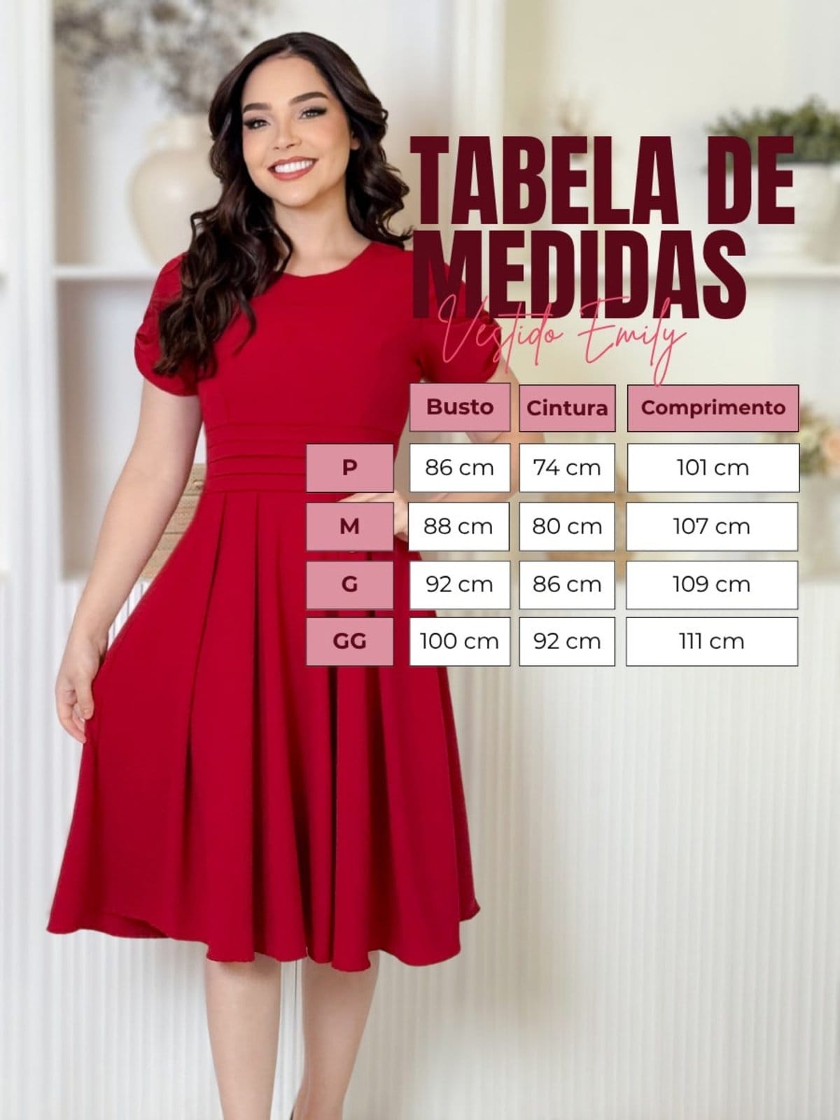 Vista 2 Vestido Elegante Midi Alfaiataria Liso Festa Convidada Evangélica Azul petróleo Sarah Cristina Brand rosa azul