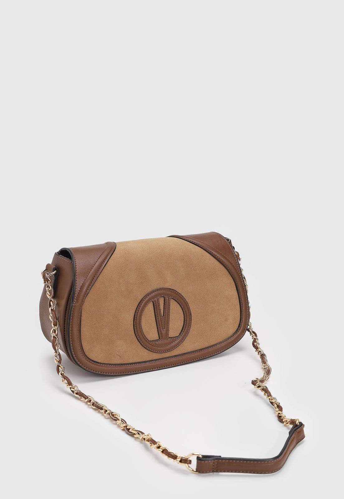 Vista 2 Bolsa Tiracolo Vizzano Alça Corrente VIZZANO marrom