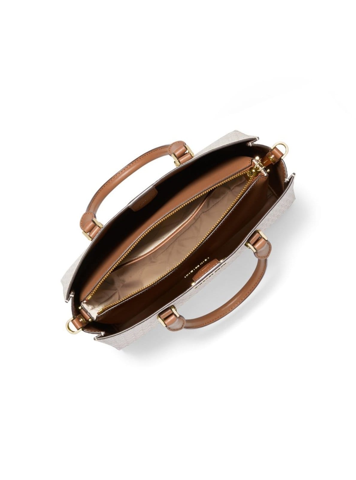 Vista 2 Bolsa Tiracolo Sally Logo Média 30S3gyds8b149 Michael Kors branco