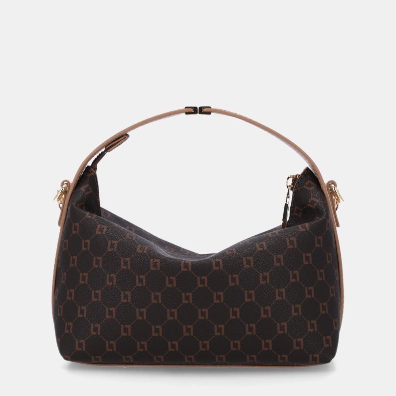 Vista 2 Bolsa Tiracolo Pequena Monograma LL Mocca Luz da Lua - 2000791 Luz Da Lua Marrom Luz Da Lua marrom mocca