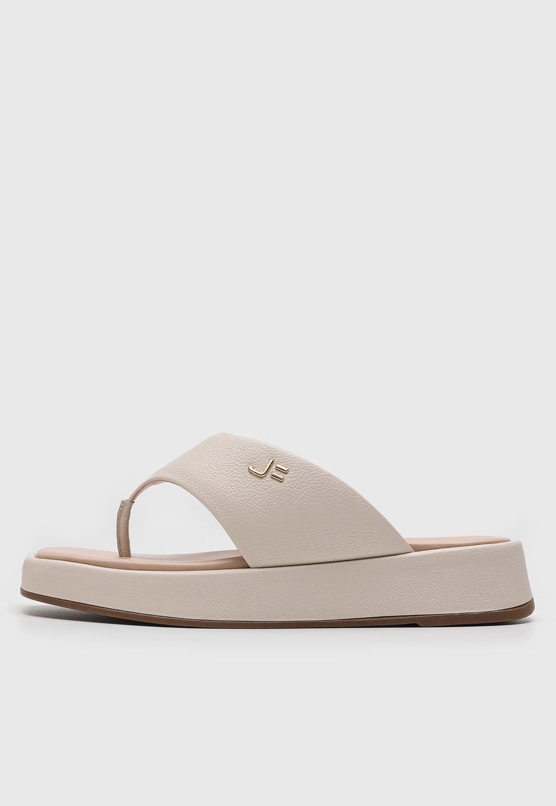 Vista principal Sandália Feminina Jorge Bischoff Plataforma Off-White Jorge Bischoff off-white white