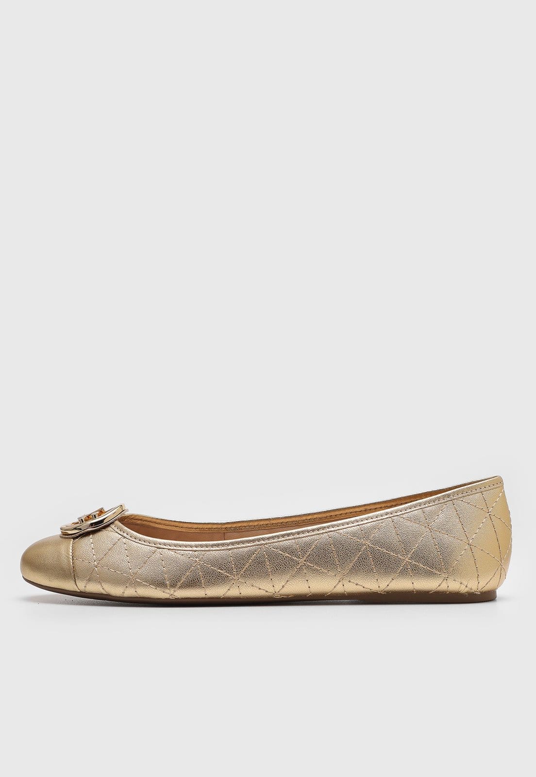 Vista principal Sapatilha Jorge Bischoff Metalizado Dourada Jorge Bischoff dourado
