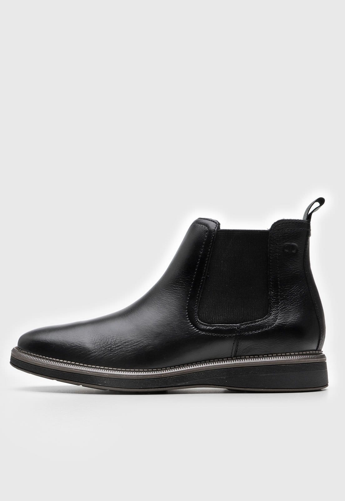 Vista principal Bota Chelsea Democrata Recortes Preta DEMOCRATA preto