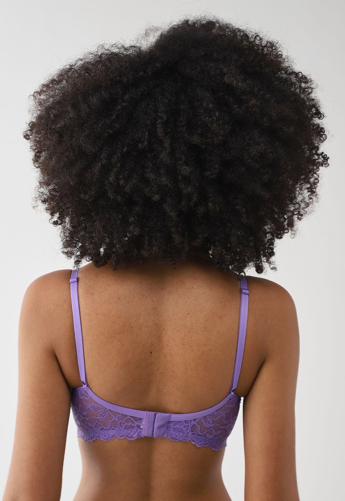 Vista 2 Sutiã Meia-Taça Hope Renda Bojo Lavanda Hope roxo lavanda