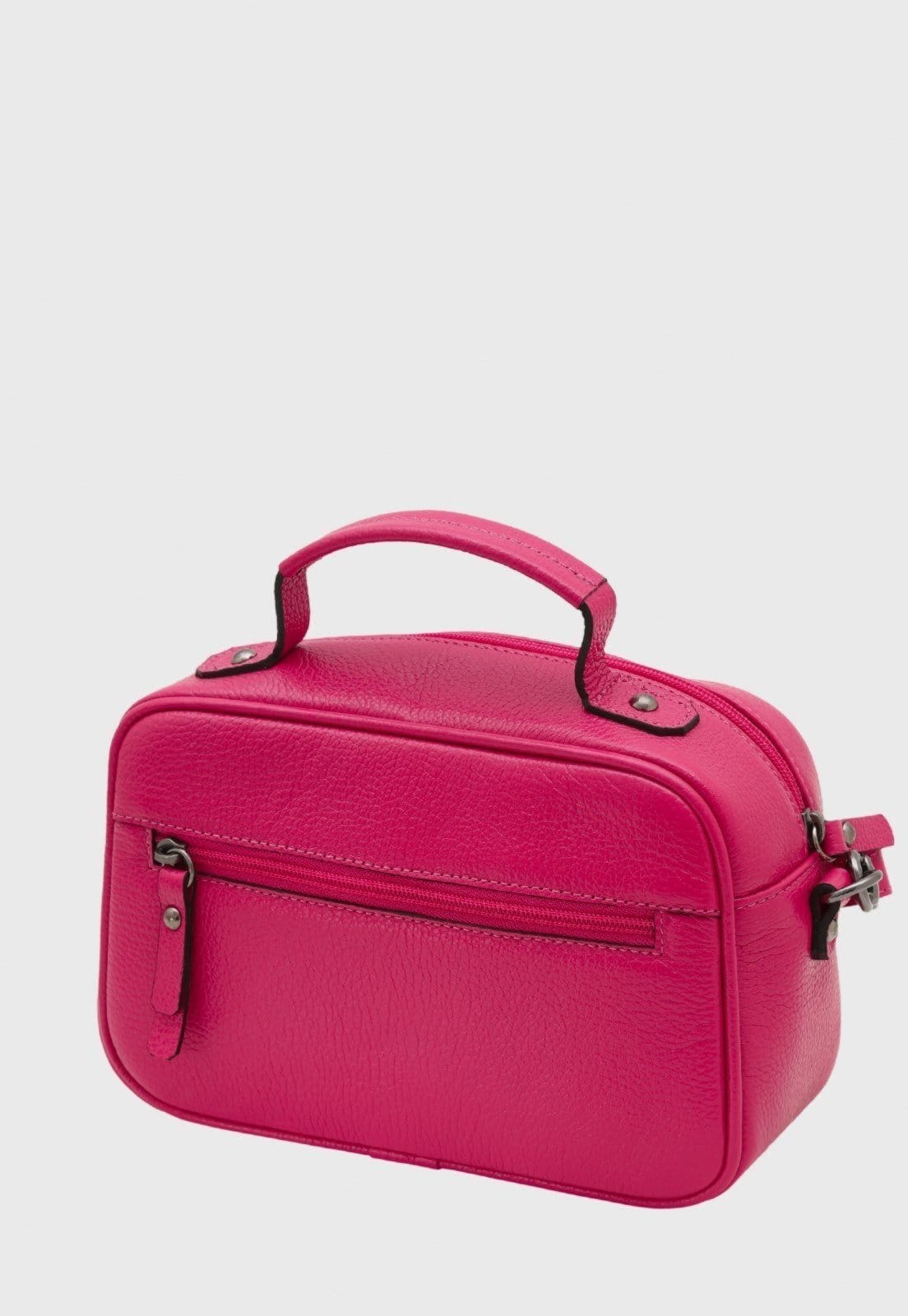 Vista 2 Bolsa Transversal de Couro Mariart Alice Mariart pink