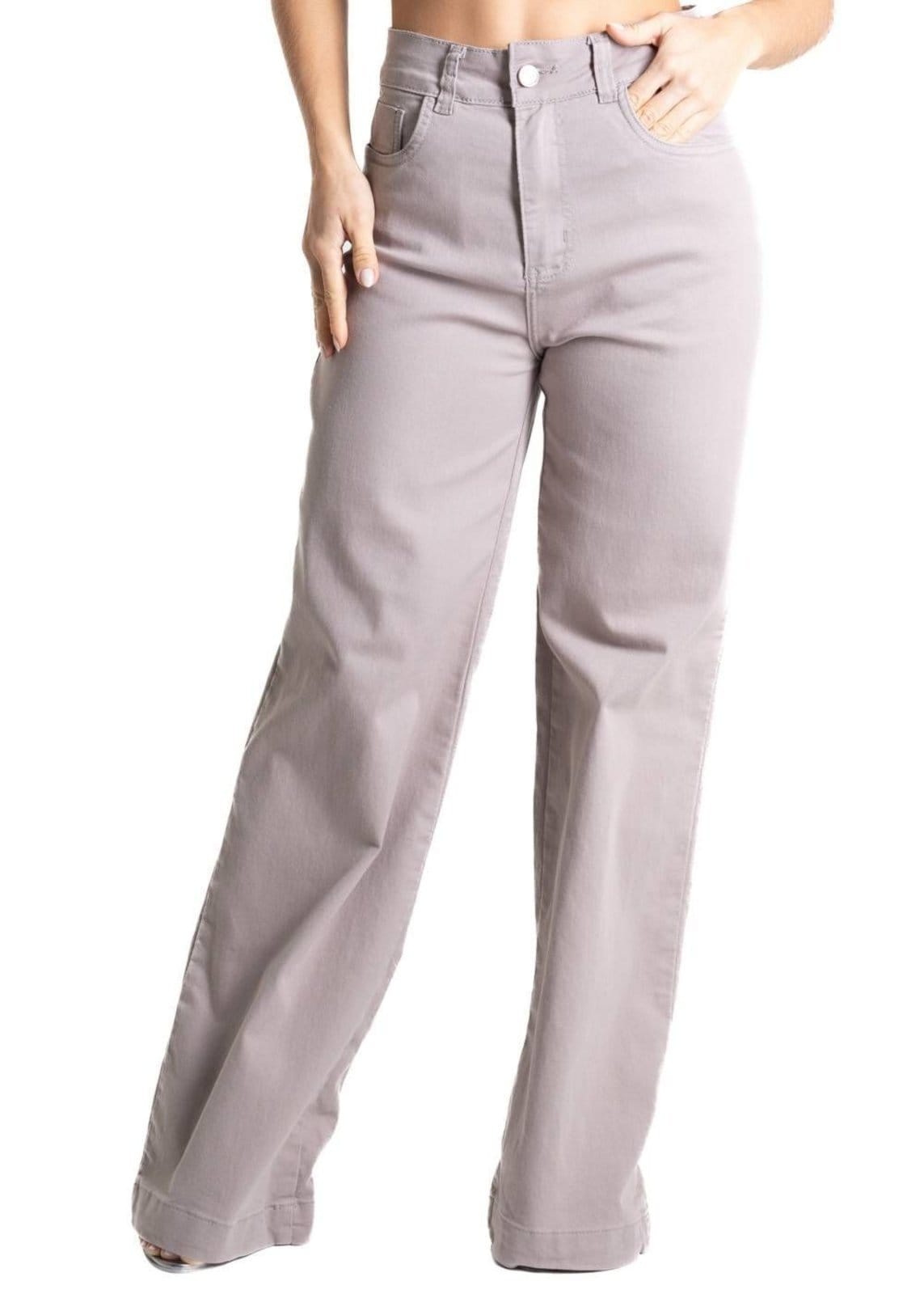 Calça Sarja Sawary Wide Leg - 280472