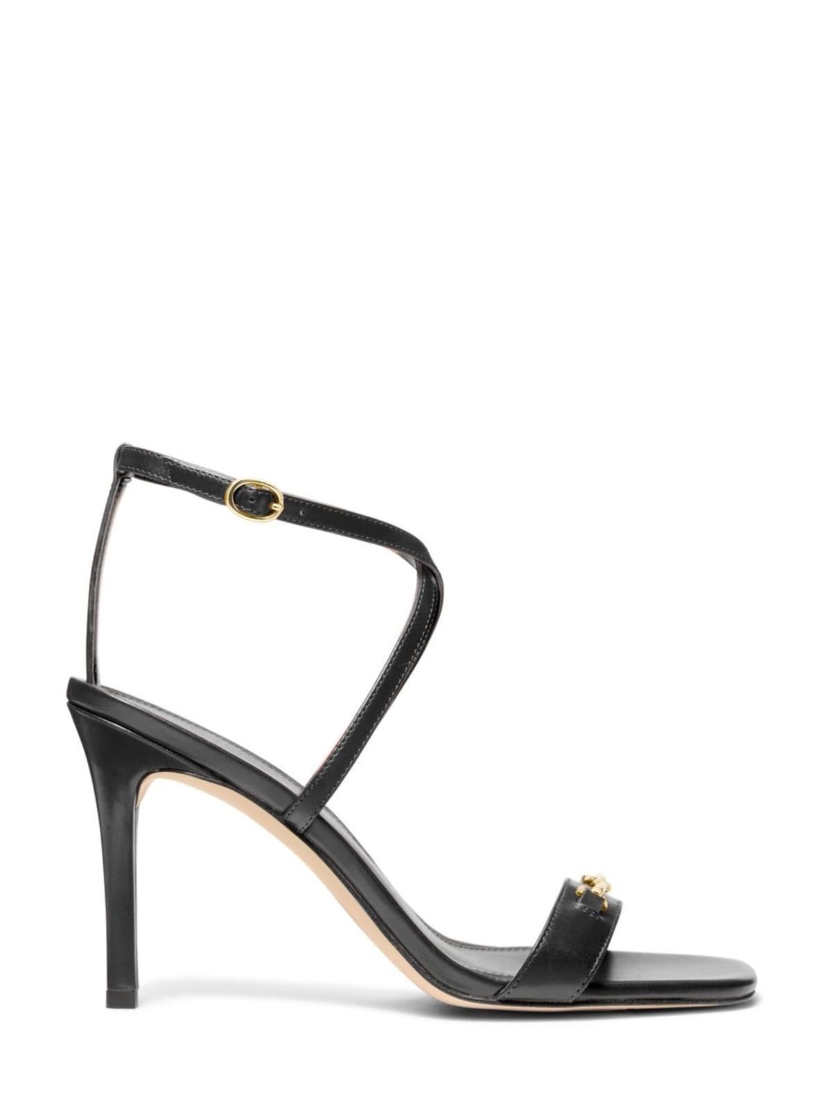 Vista 2 Sandália Lena De Couro 40R5lehs1l001 Michael Kors preto