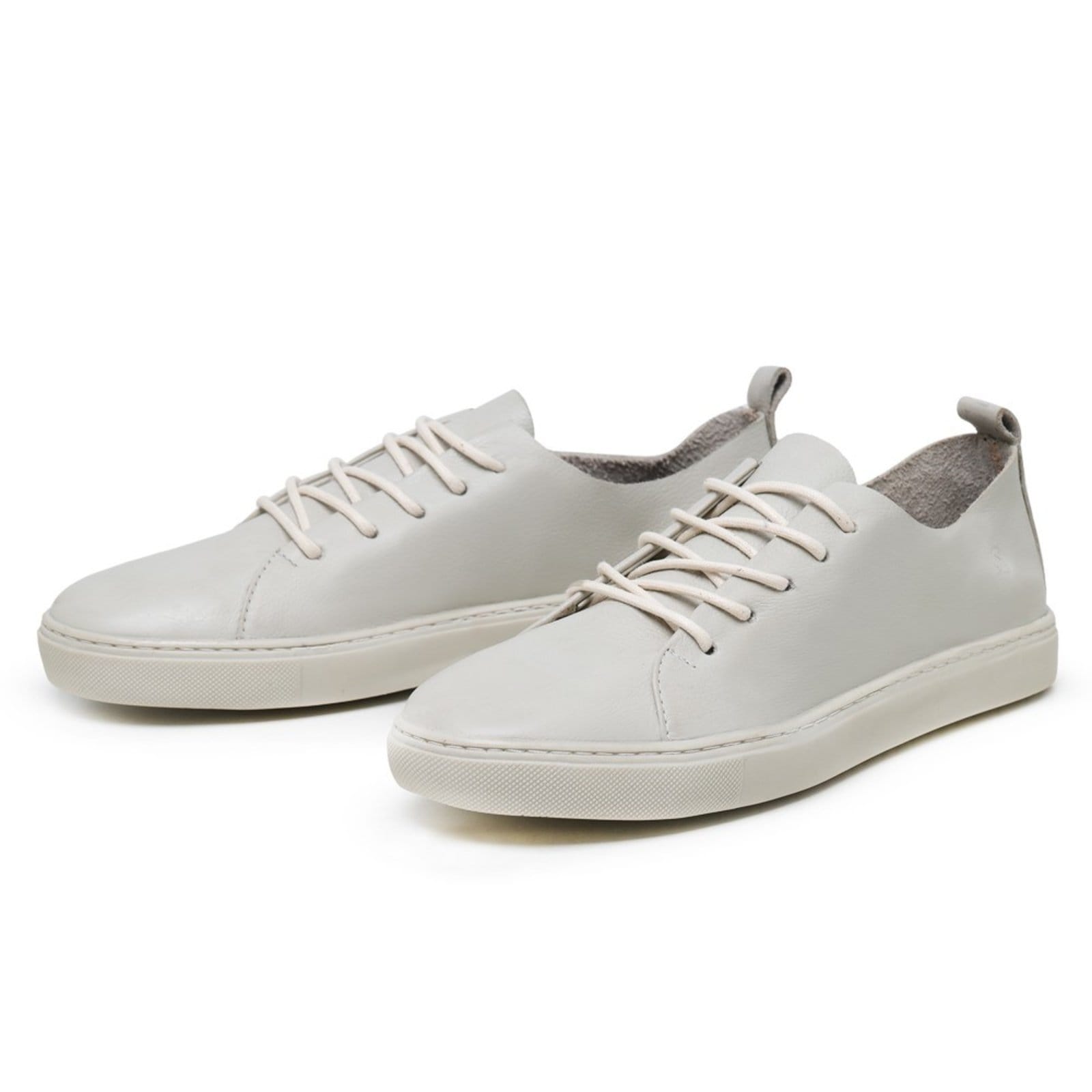 Tenis Feminino de Couro Cano Baixo Sem Forro Muito Leve e Confortavel Ref.:1810 Off White