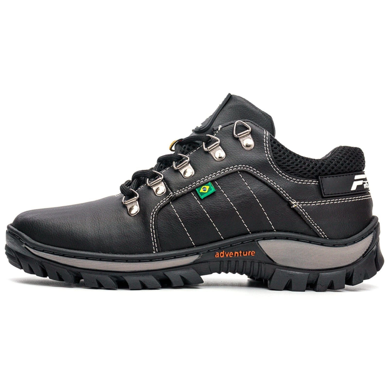 Vista principal Bota Masculina Lavini Coturno de Segurança Tenis Adventure Lavini Shoes preto