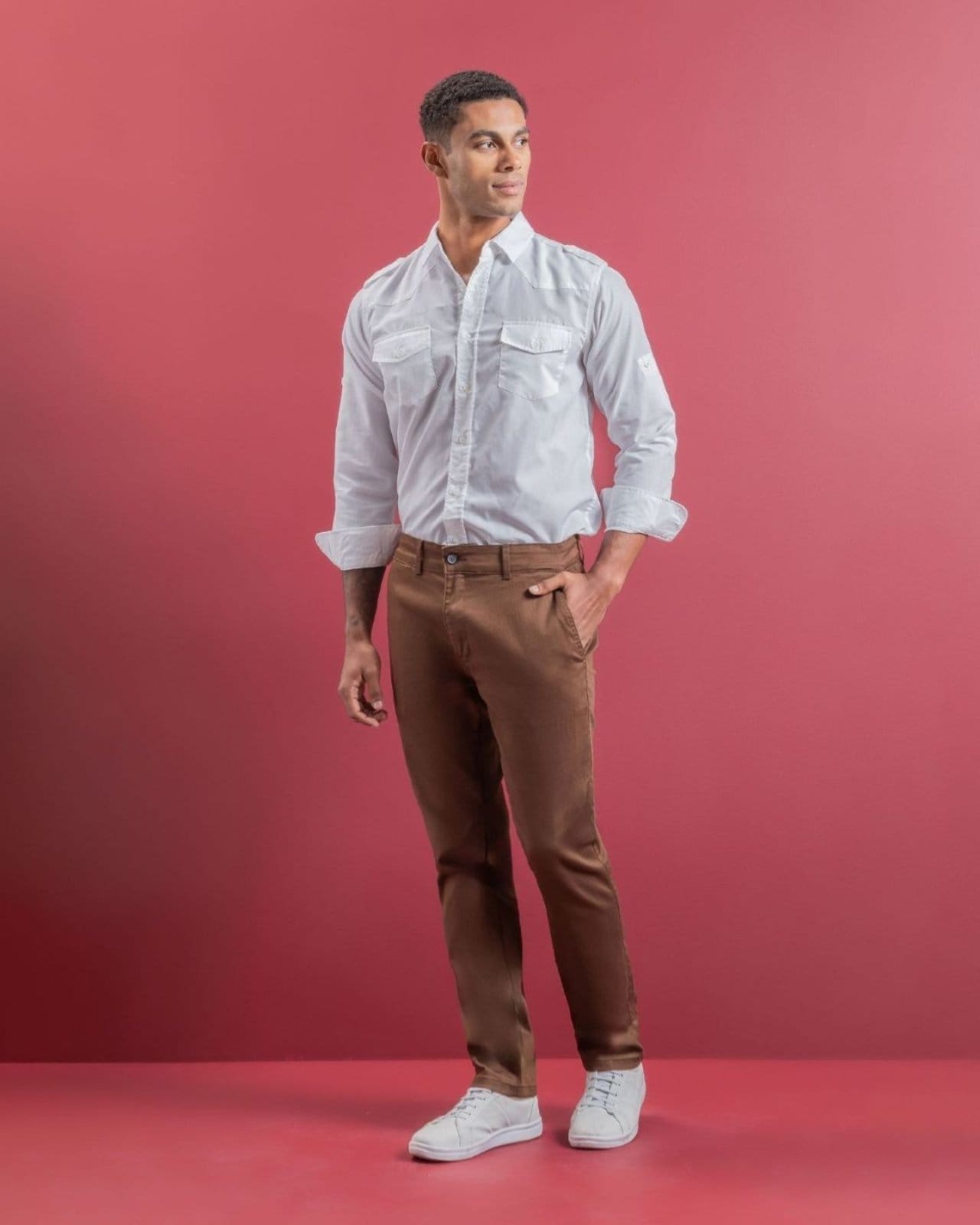 Calça Sarja Masculina - Sport Fino - Black Jeans - Marrom