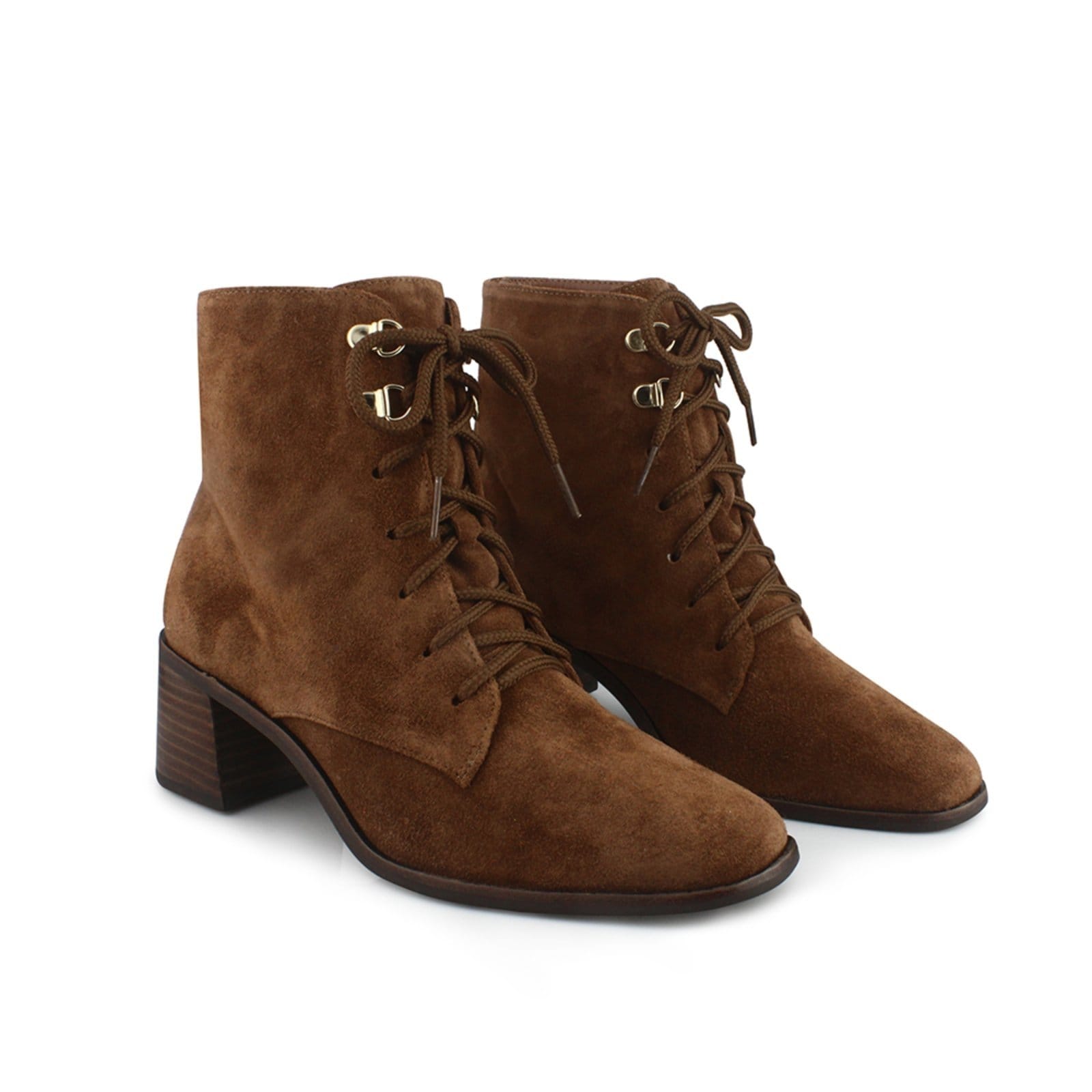 Vista 2 Bota Cano Curto Tabita 11223060 Marrom Escuro Tabita unico