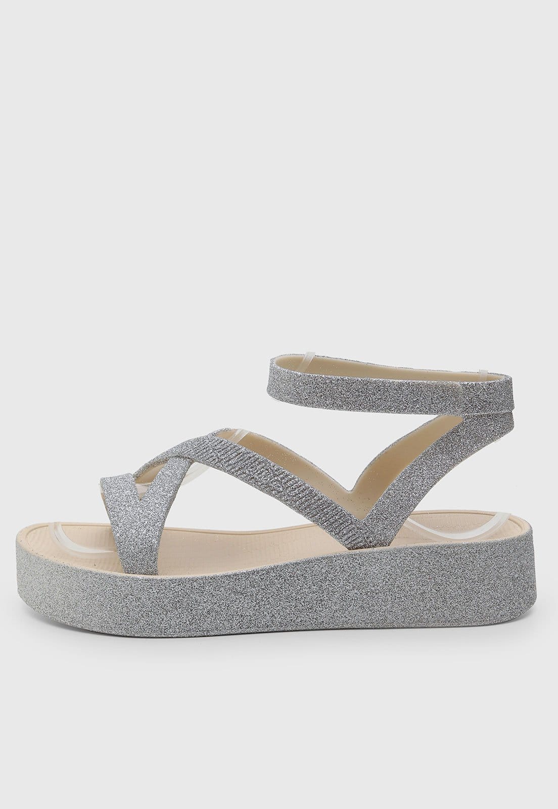 Sandália Feminina Melissa Tiras Glitter